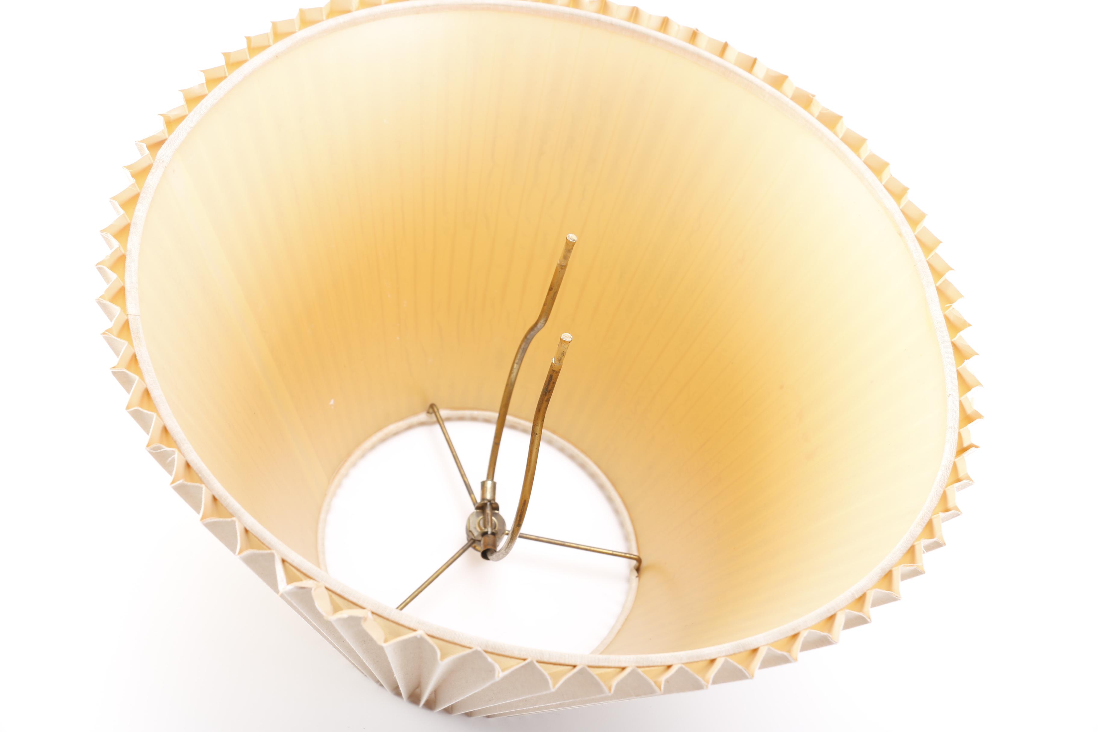 Brass Table Torch Style Table Lamp