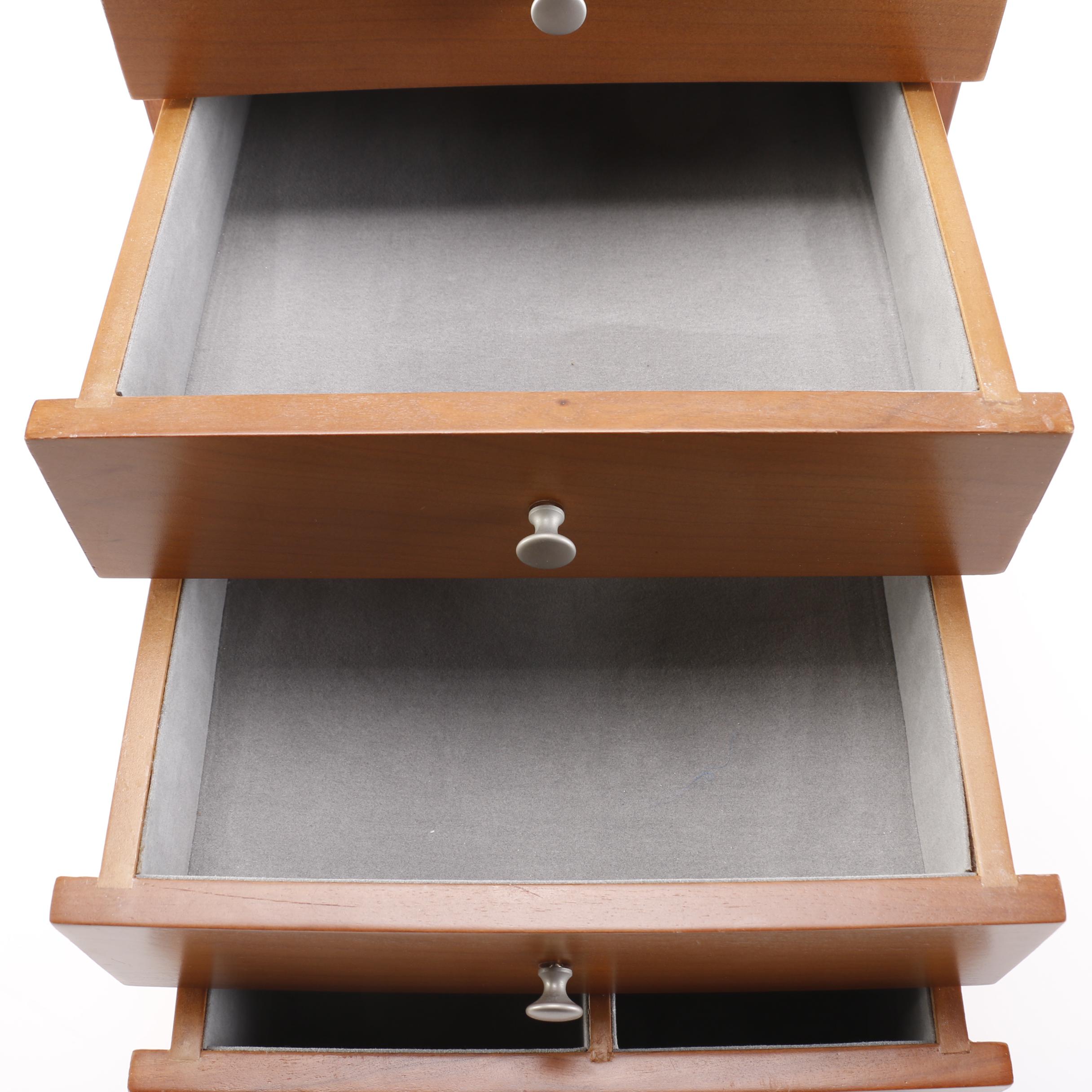 Contemporary Miniature Four-Drawer Chest by Levenger