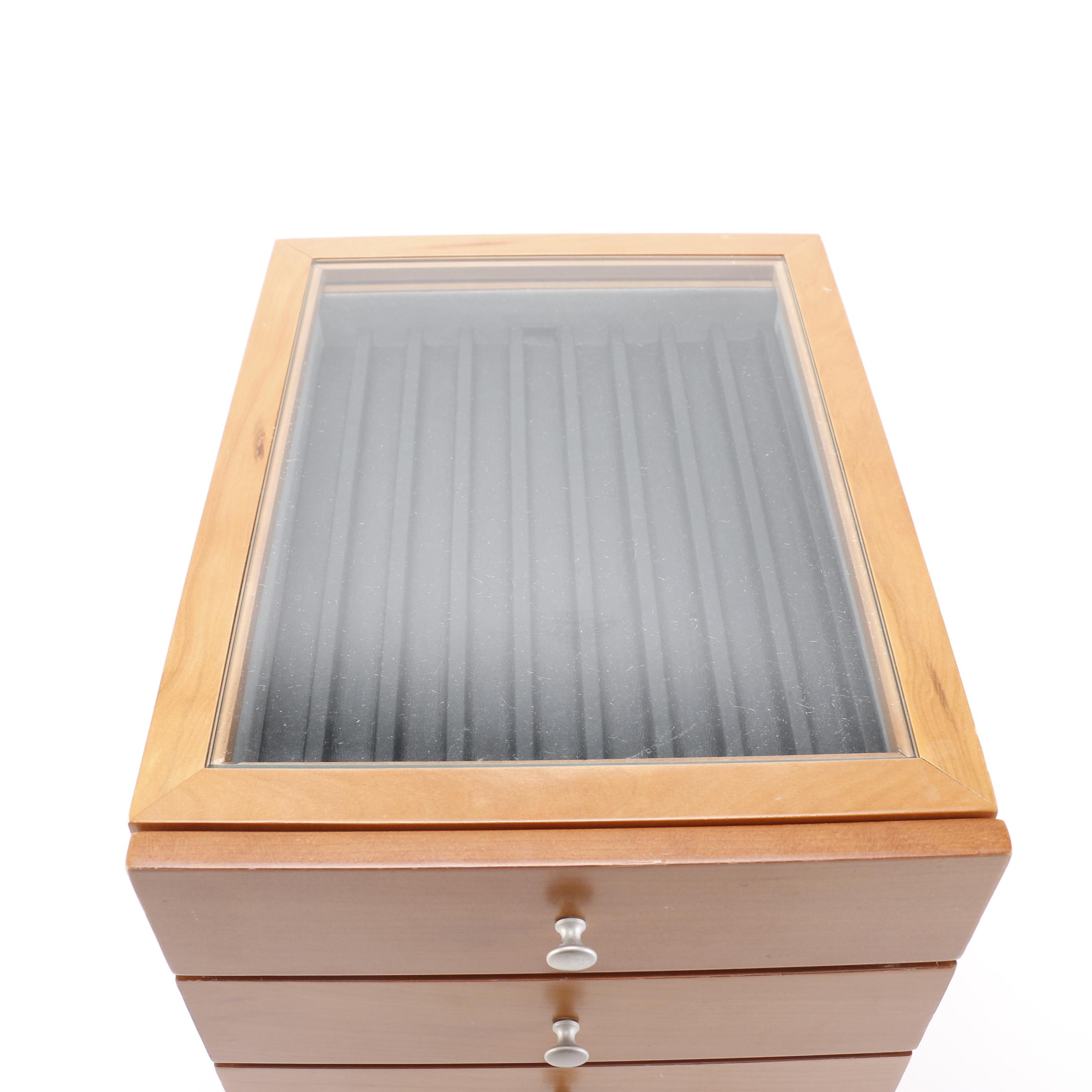 Contemporary Miniature Four-Drawer Chest by Levenger