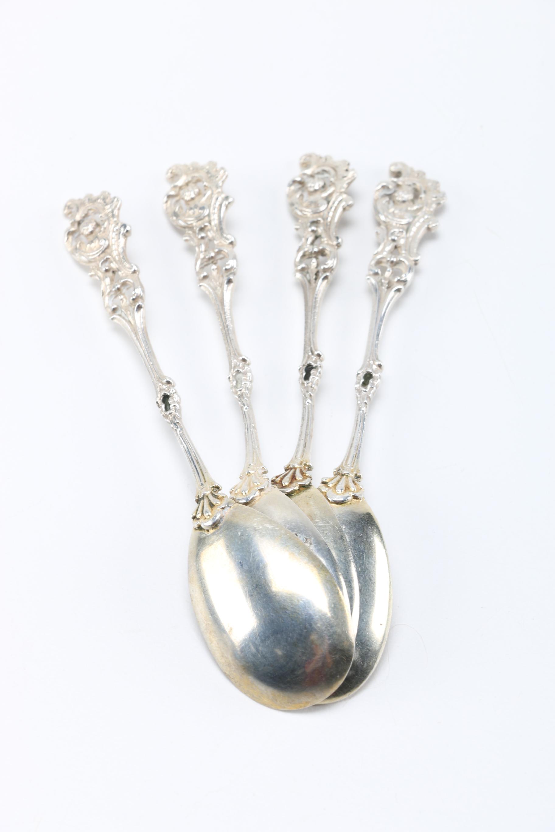 Reed & Barton 800 Silver Souvenir Spoons With Additional 750 and 800 Silver Pieces