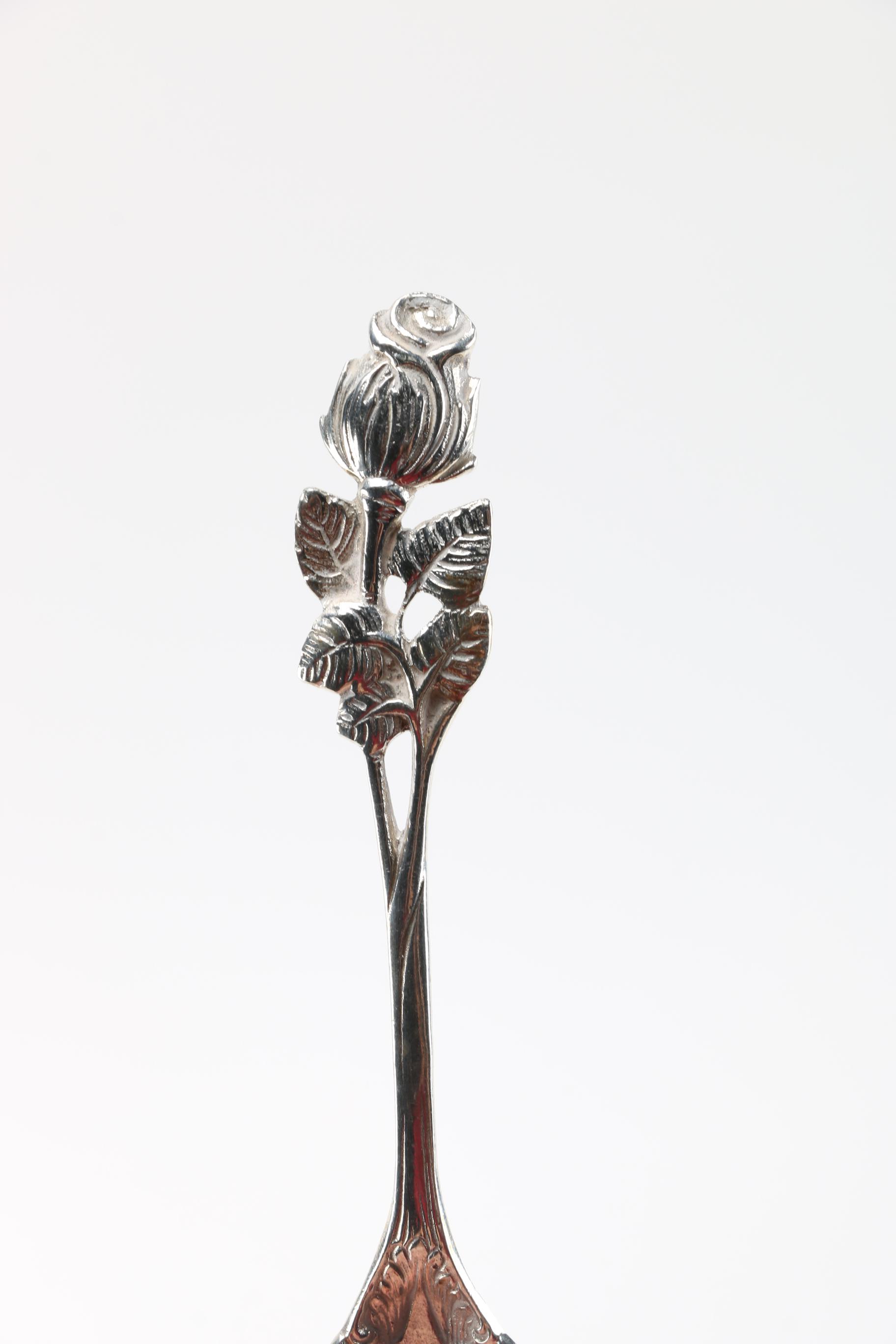 Reed & Barton 800 Silver Souvenir Spoons With Additional 750 and 800 Silver Pieces