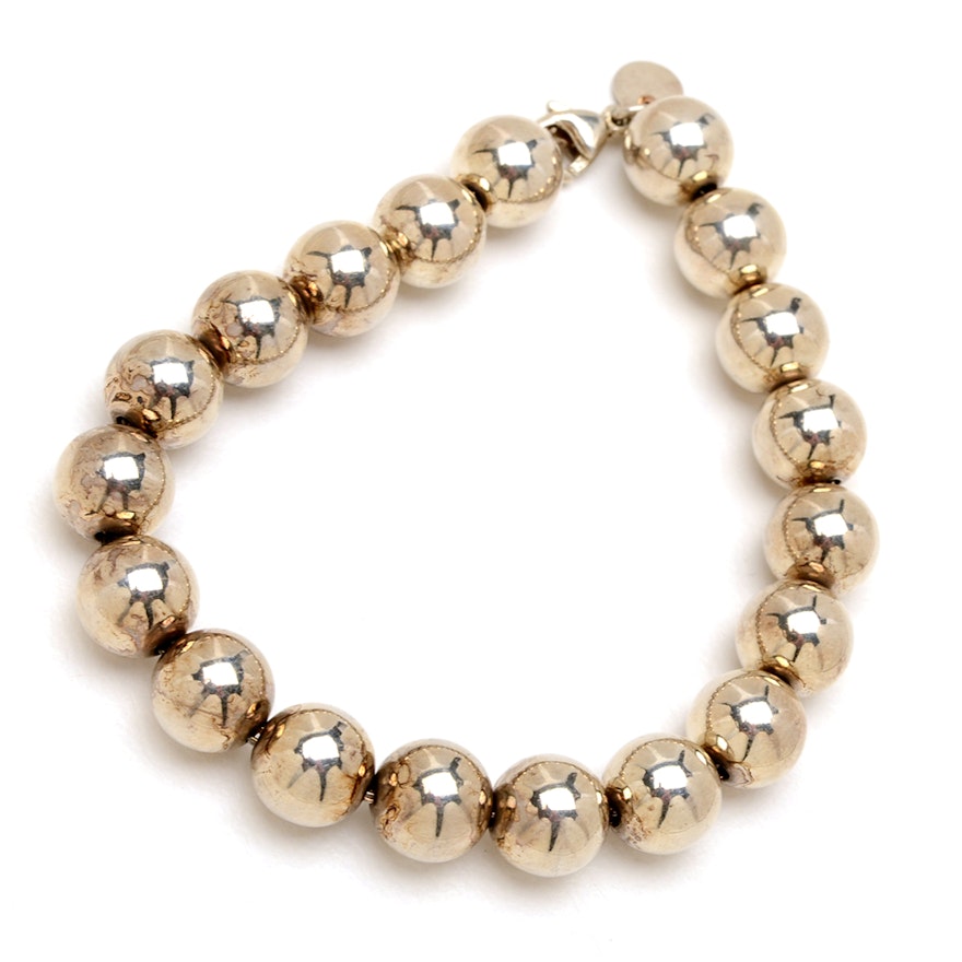 Tiffany & Co. Sterling Bead Bracelet