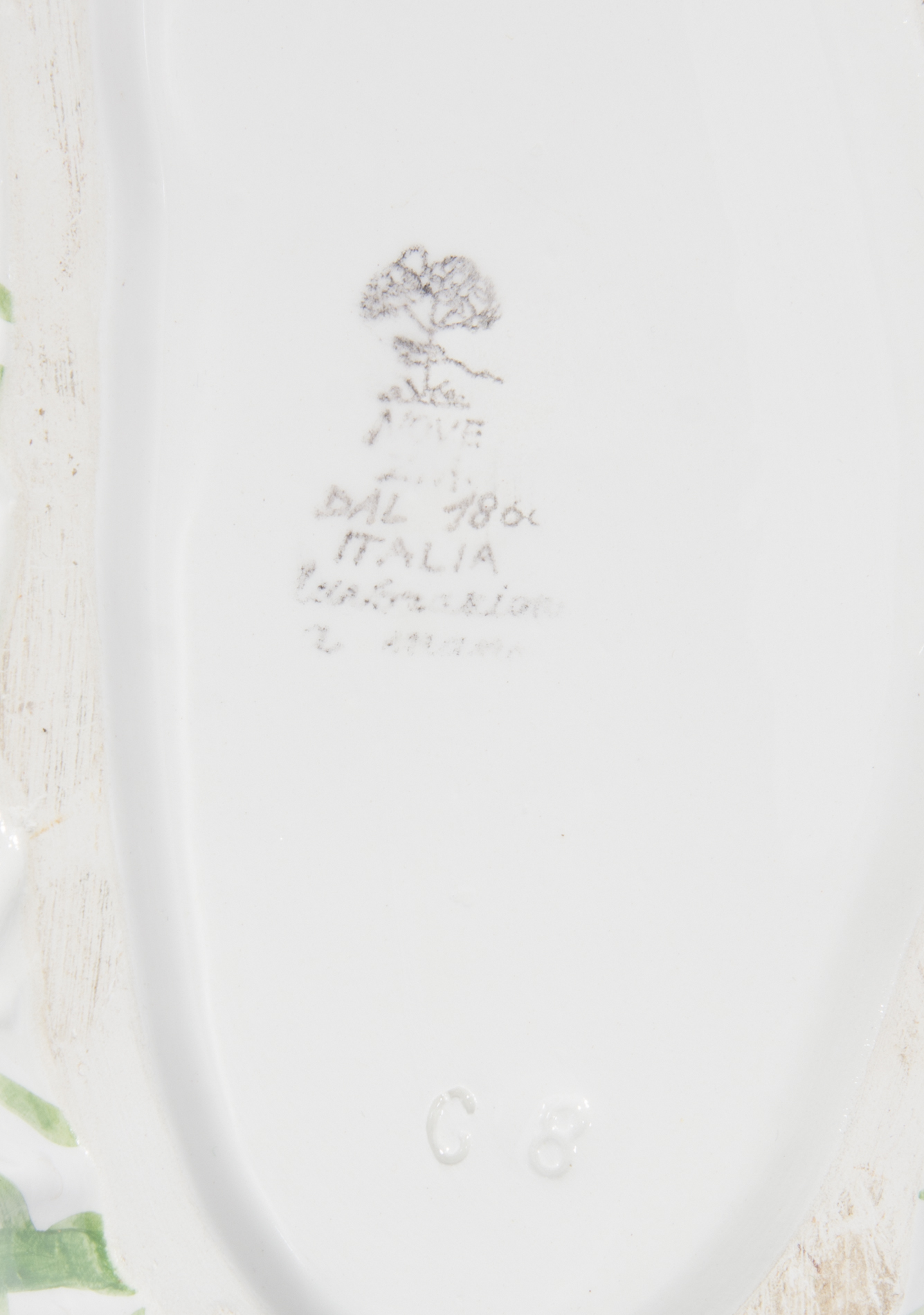 Nove Italian Hand-Painted Ceramic Bunny Tureen