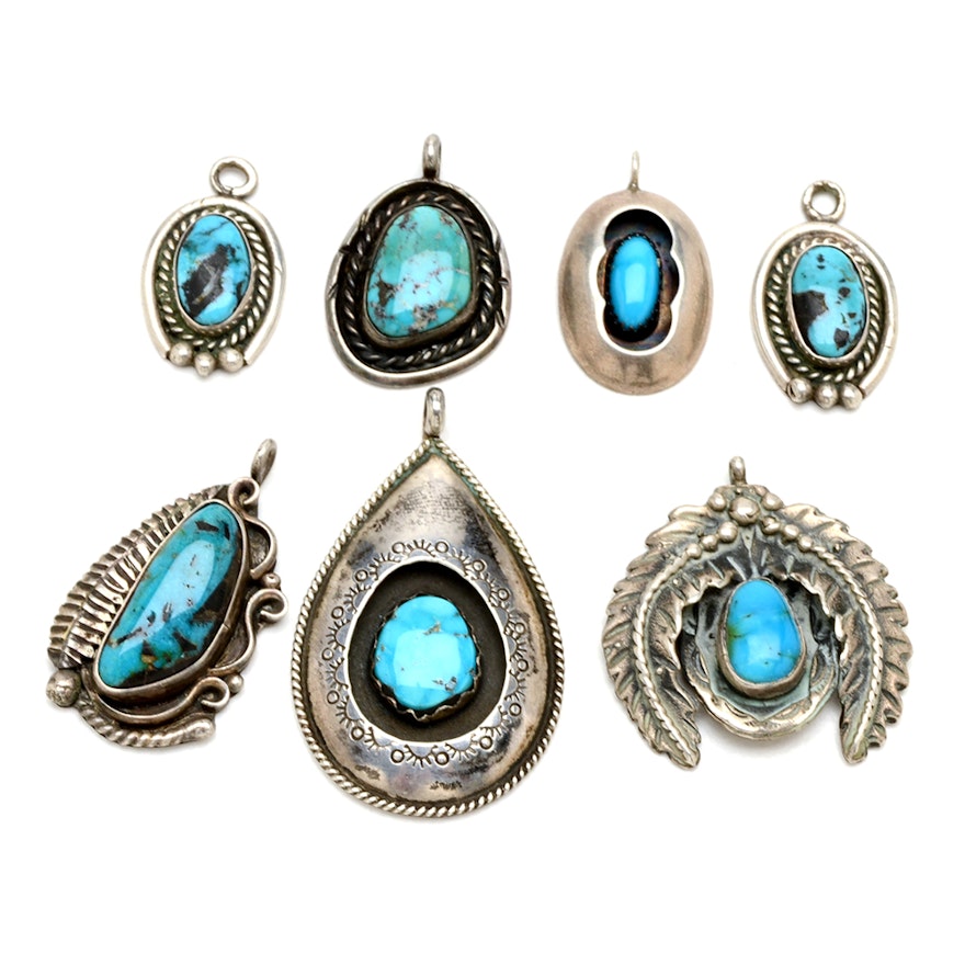 Sterling and Turquoise Pendant Collection