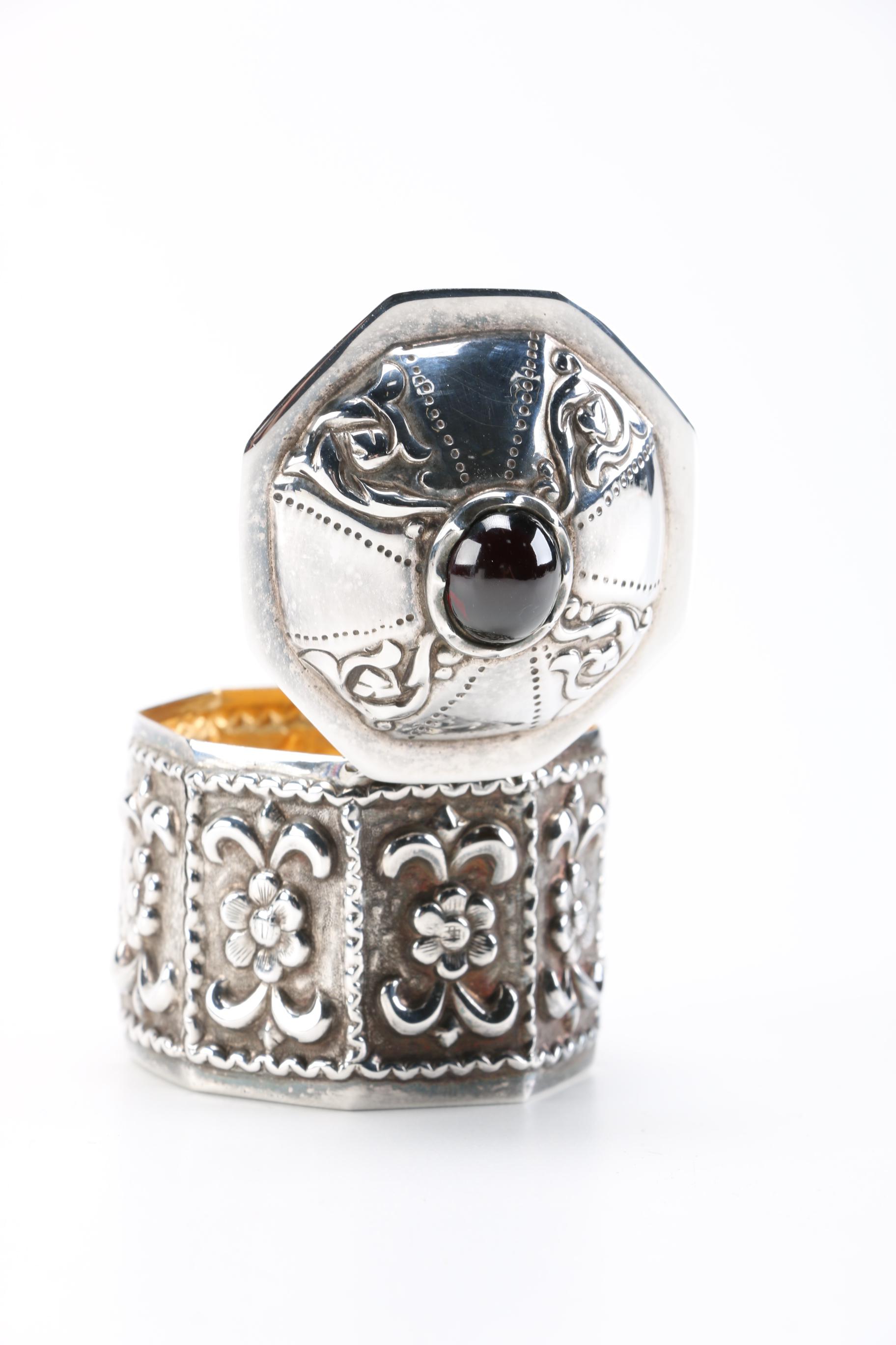 Metropolitan Museum of Art Sterling Silver Octagonal Box