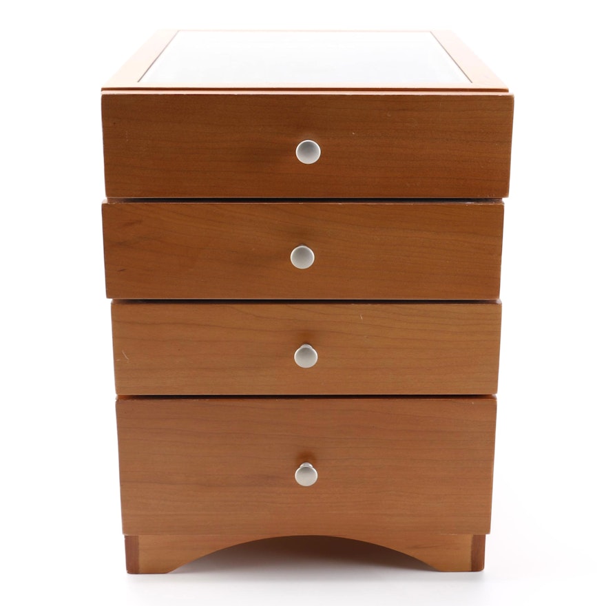 Contemporary Miniature Four-Drawer Chest by Levenger