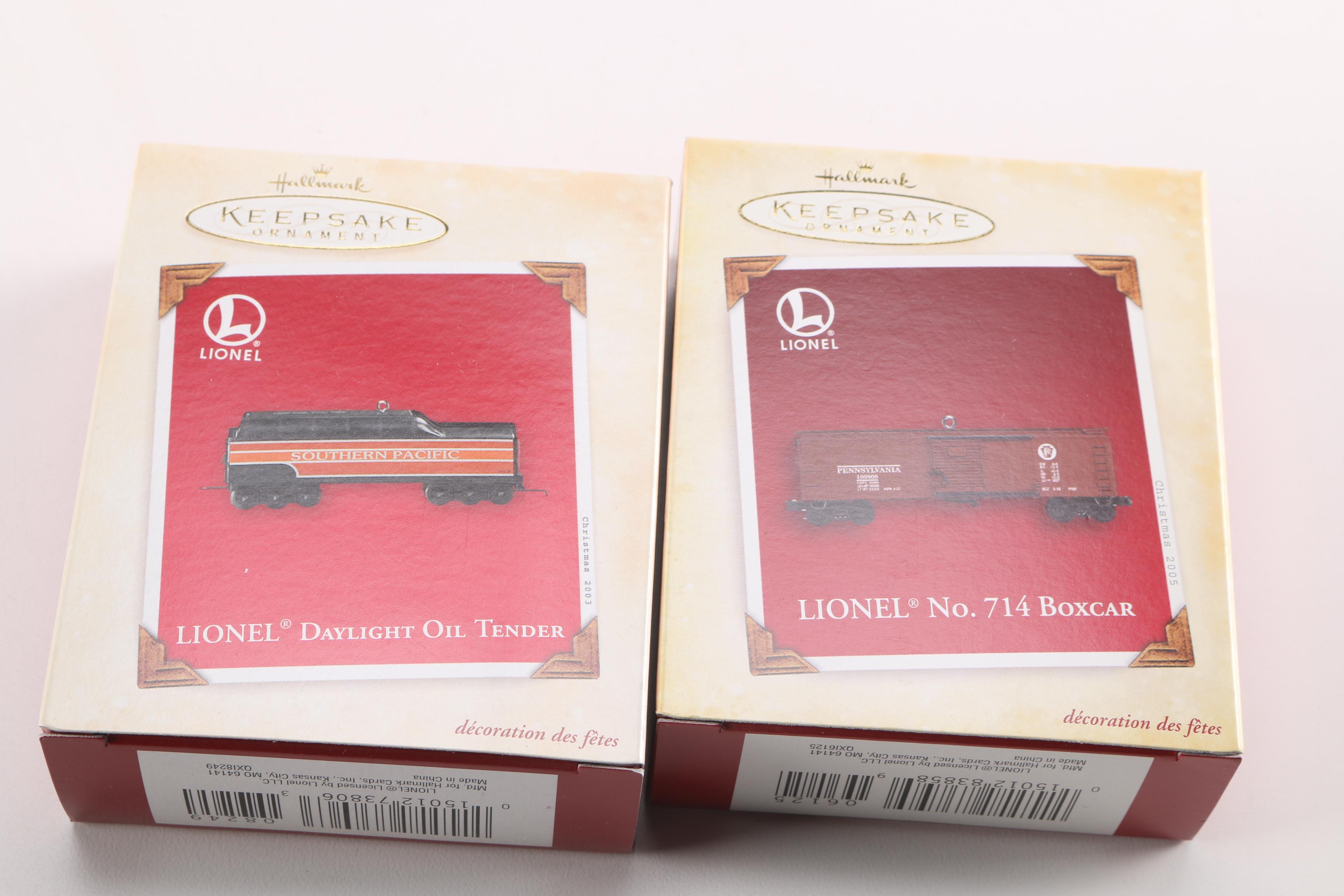 Hallmark Lionel Train Ornaments
