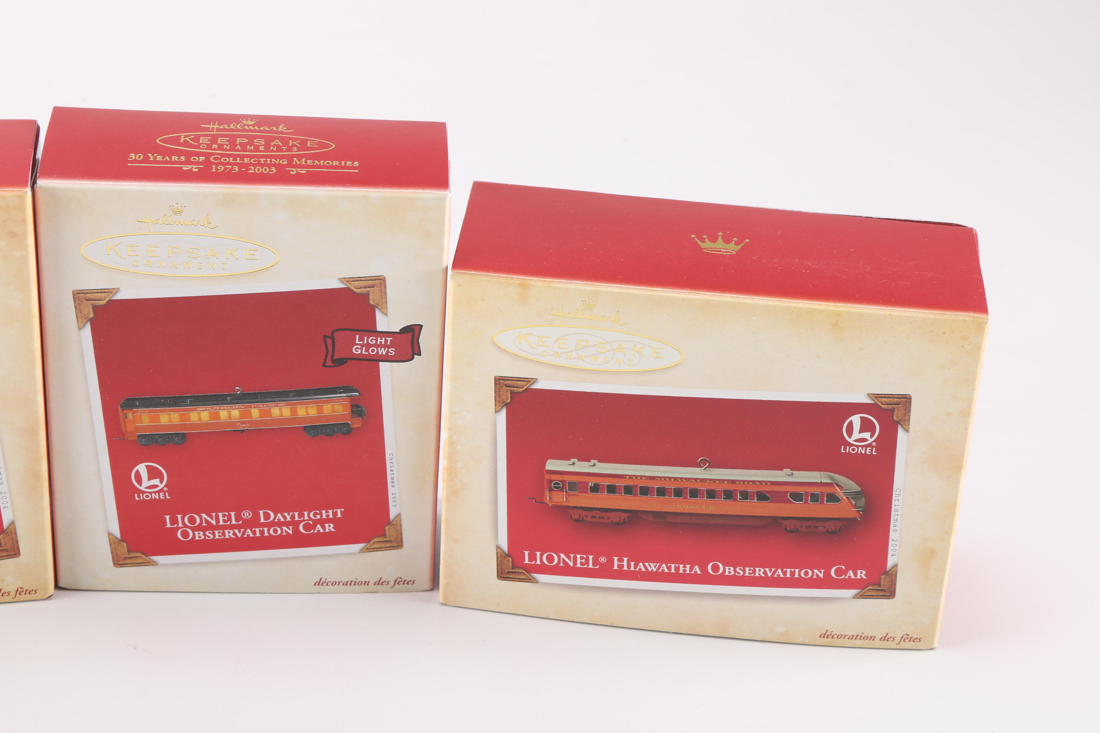 Hallmark Lionel Train Ornaments