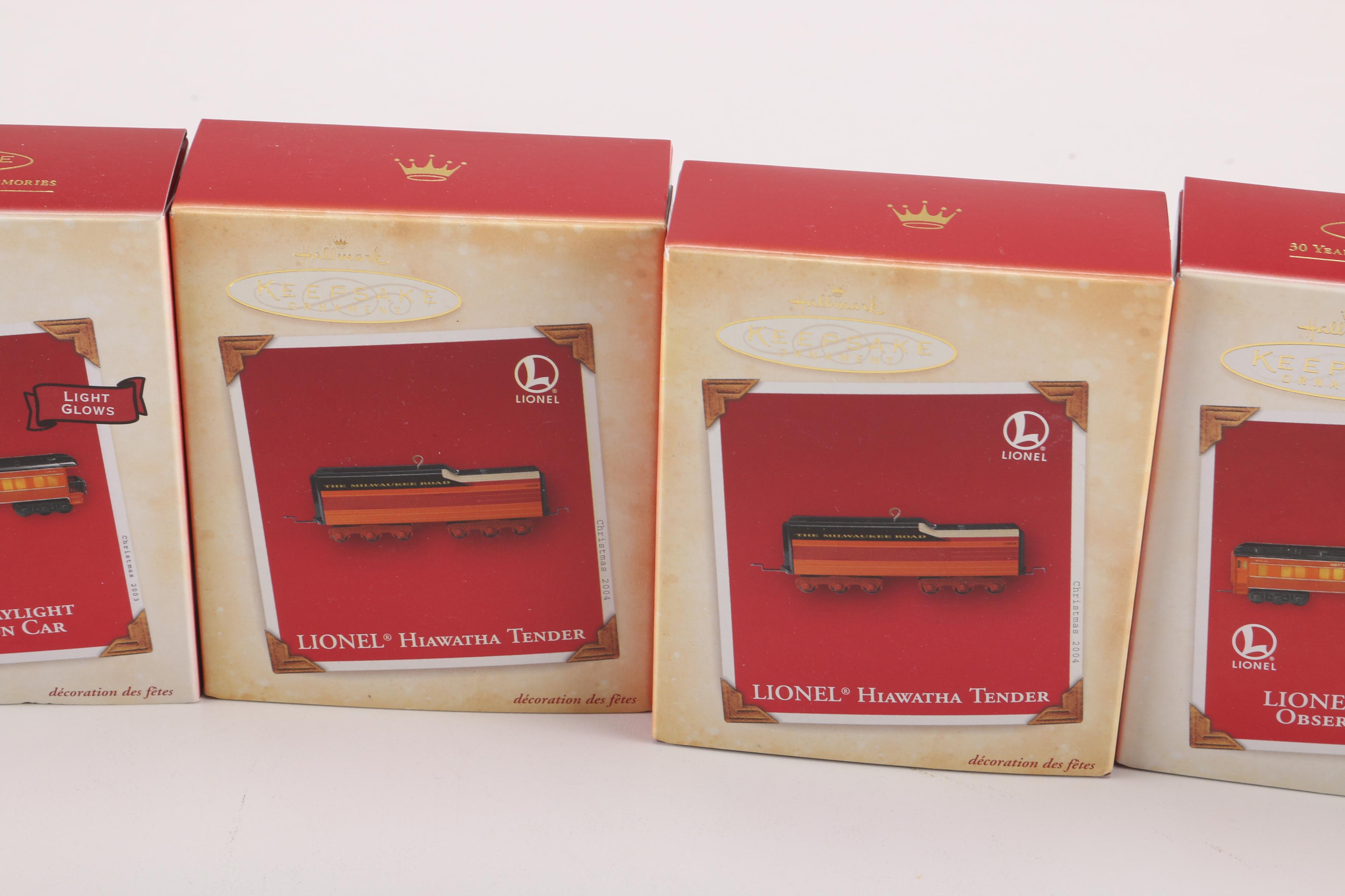 Hallmark Lionel Train Ornaments