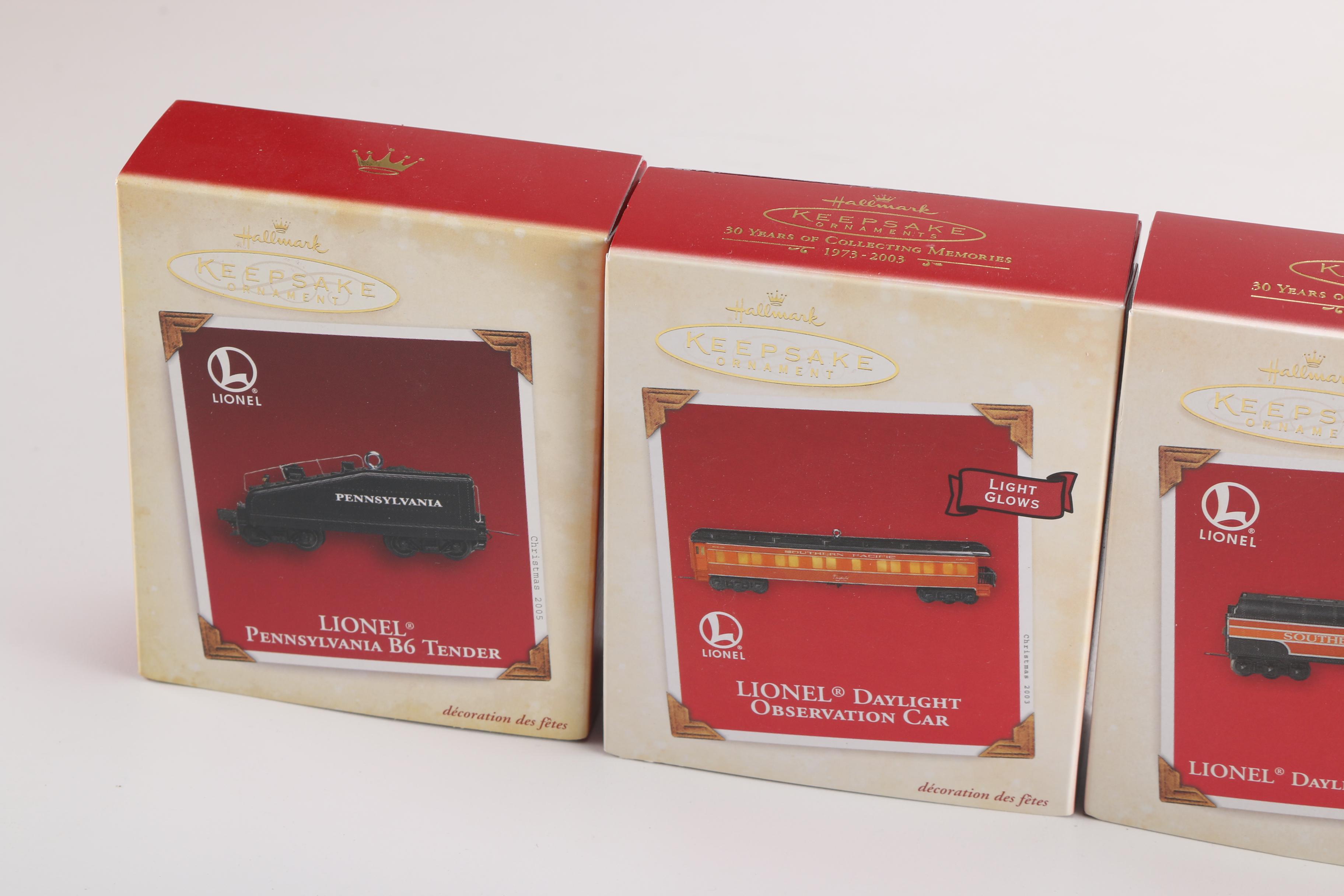 Hallmark Lionel Train Ornaments
