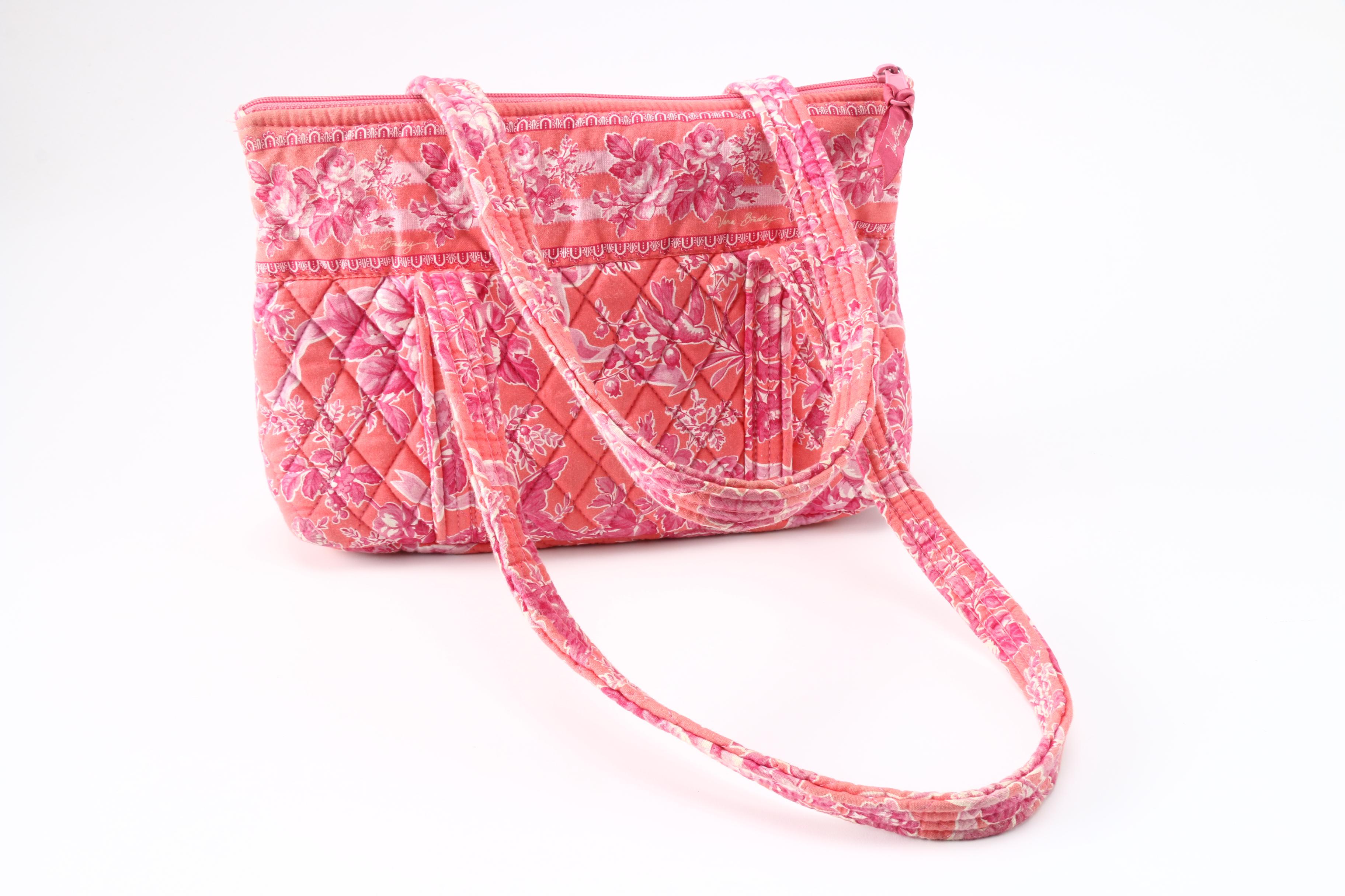 Vera Bradley Pink Purse and Brown Wallet