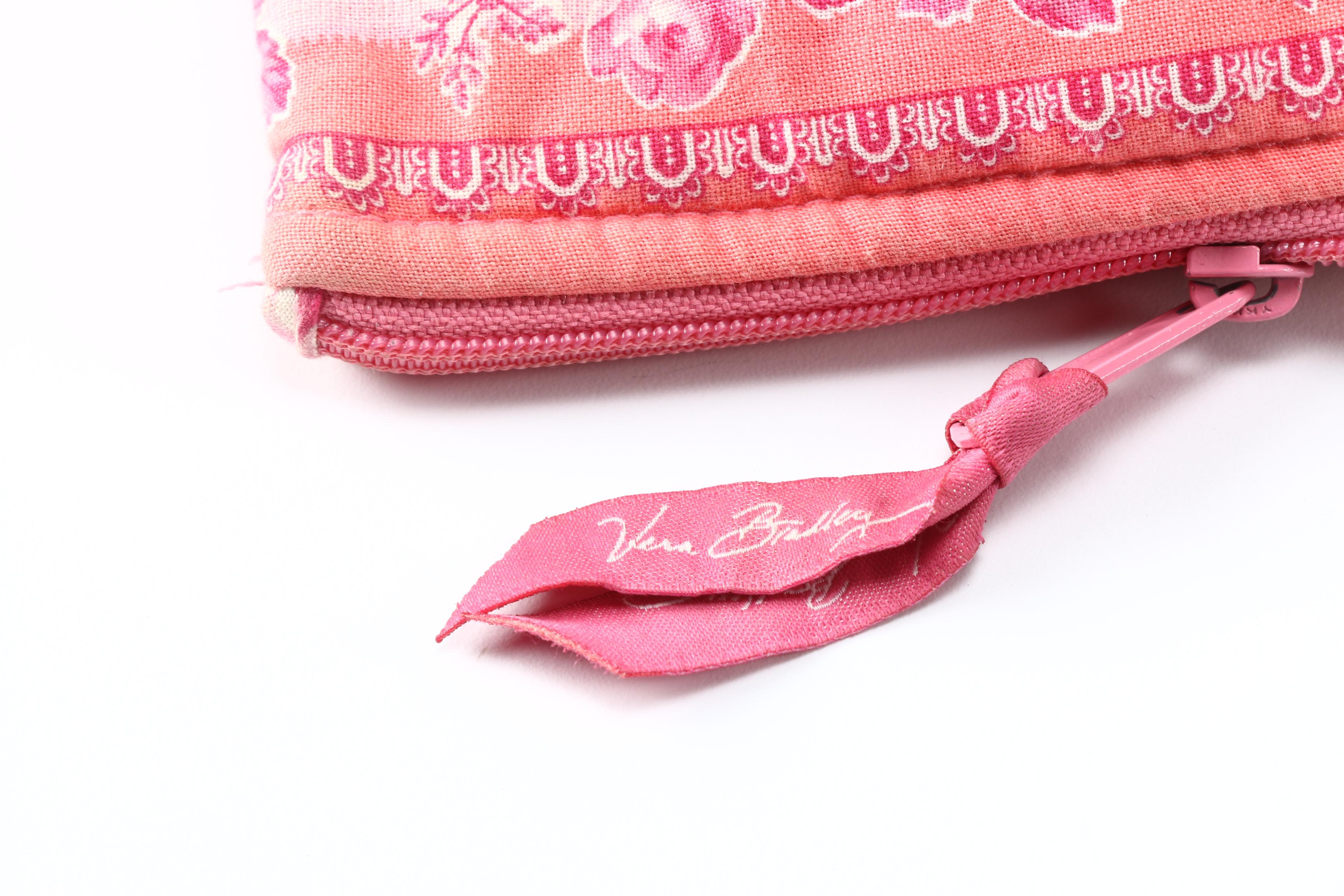 Vera Bradley Pink Purse and Brown Wallet