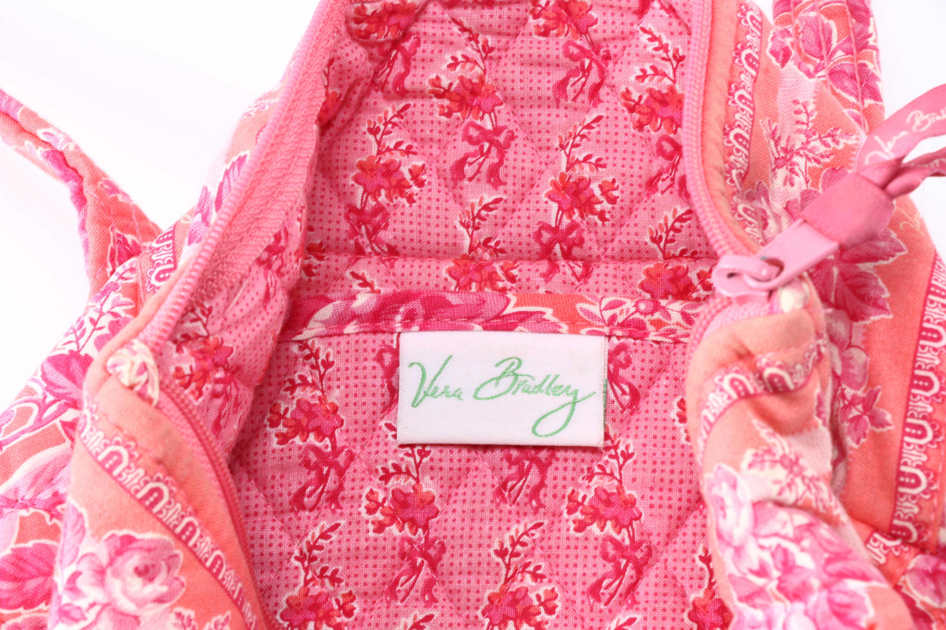 Vera Bradley Pink Purse and Brown Wallet