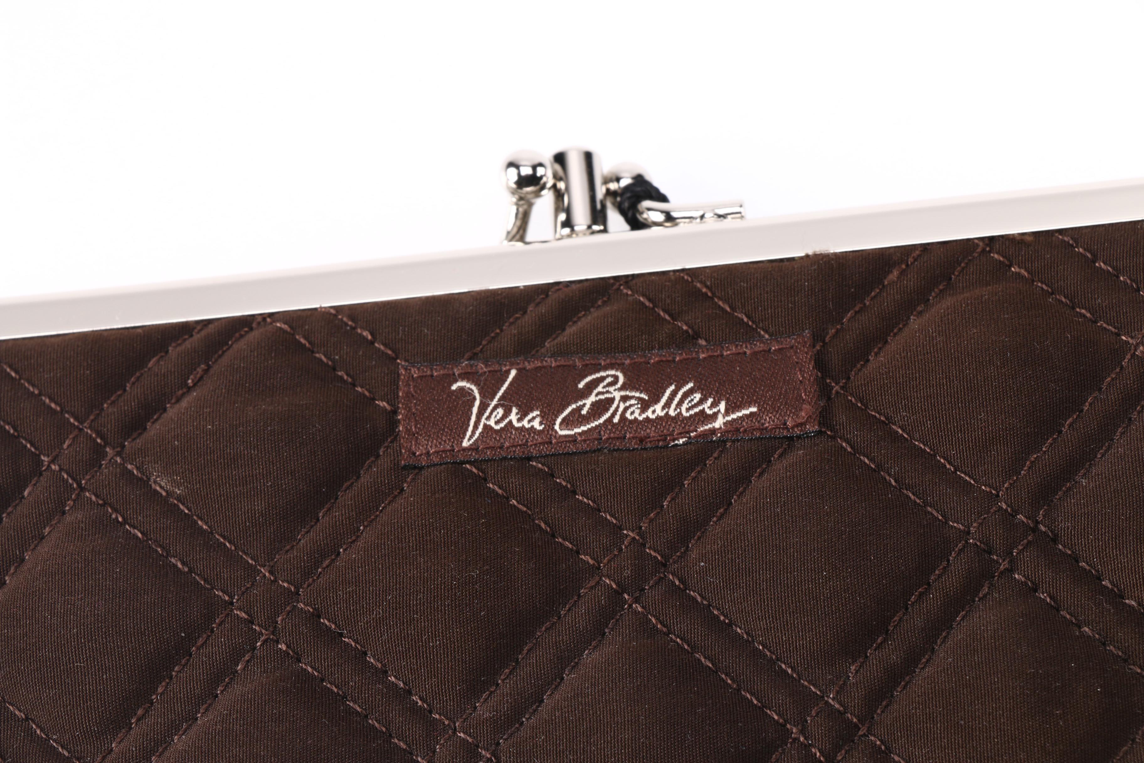 Vera Bradley Pink Purse and Brown Wallet