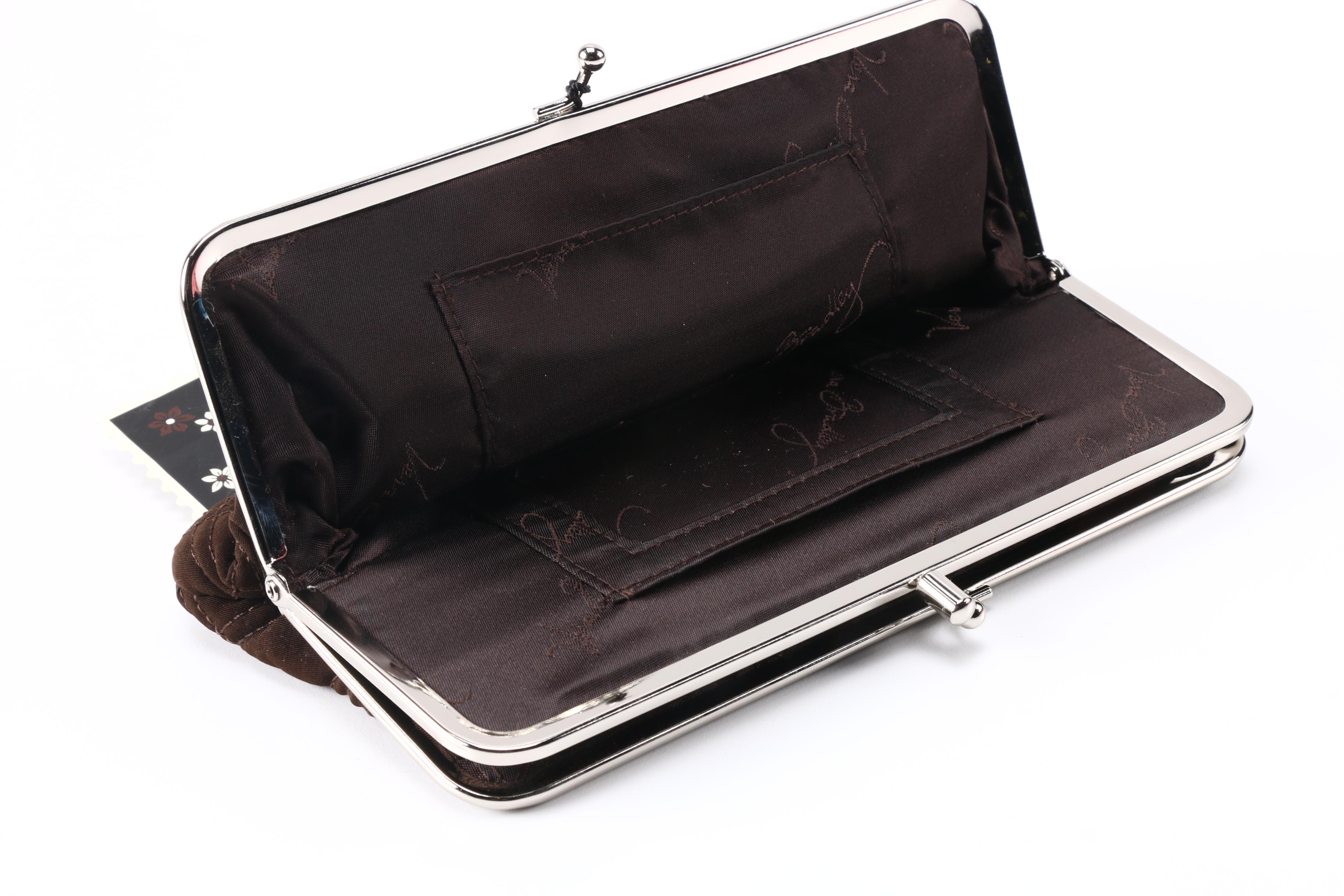 Vera Bradley Pink Purse and Brown Wallet