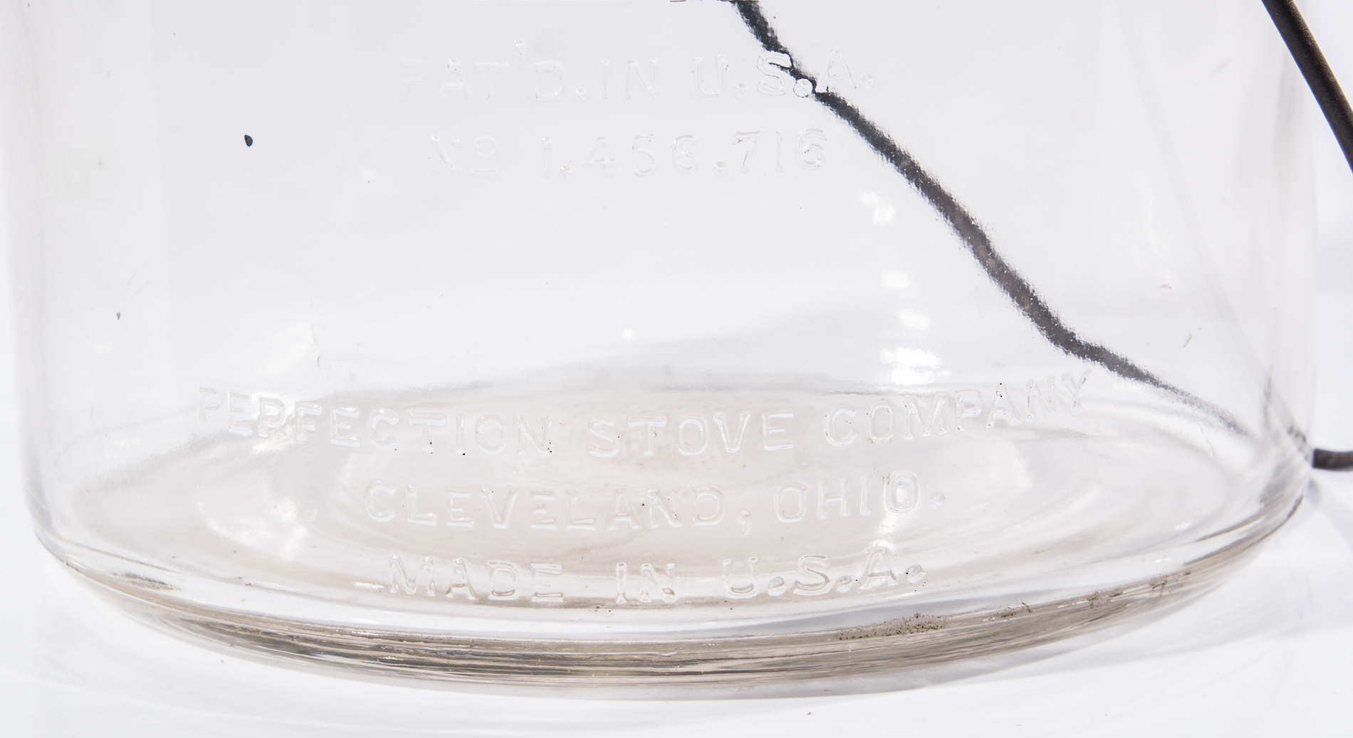 Perfection Stove Company Glass Kerosene Bottle