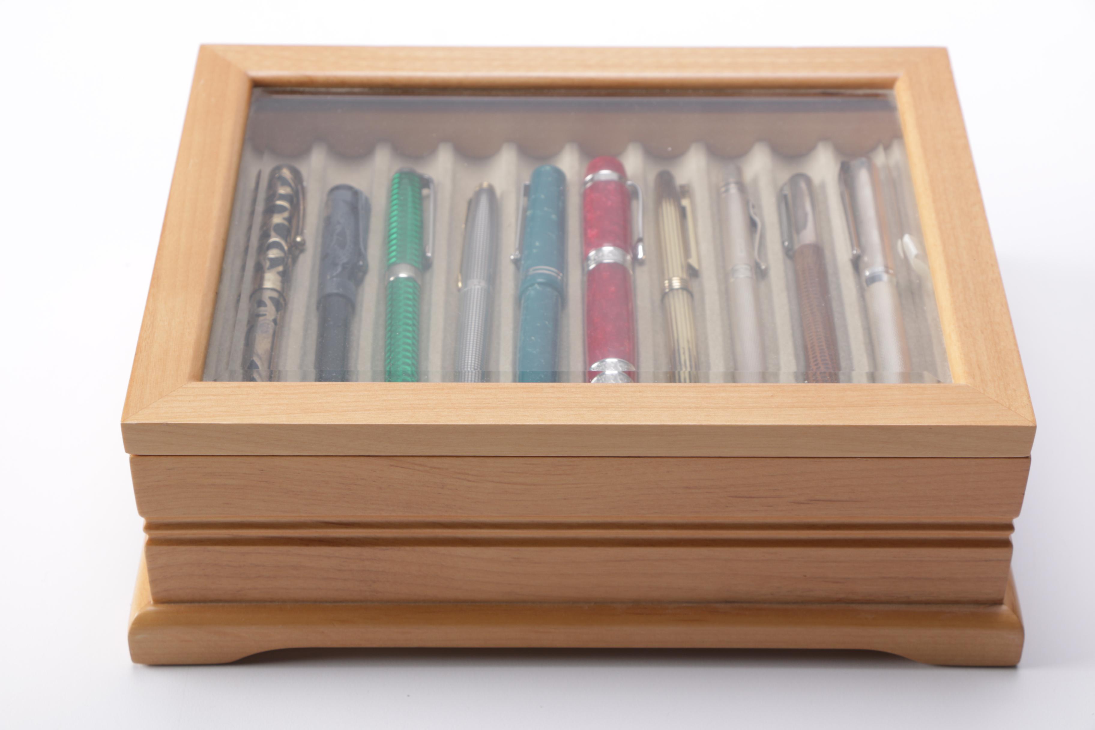 Display Box with Collectible Pens