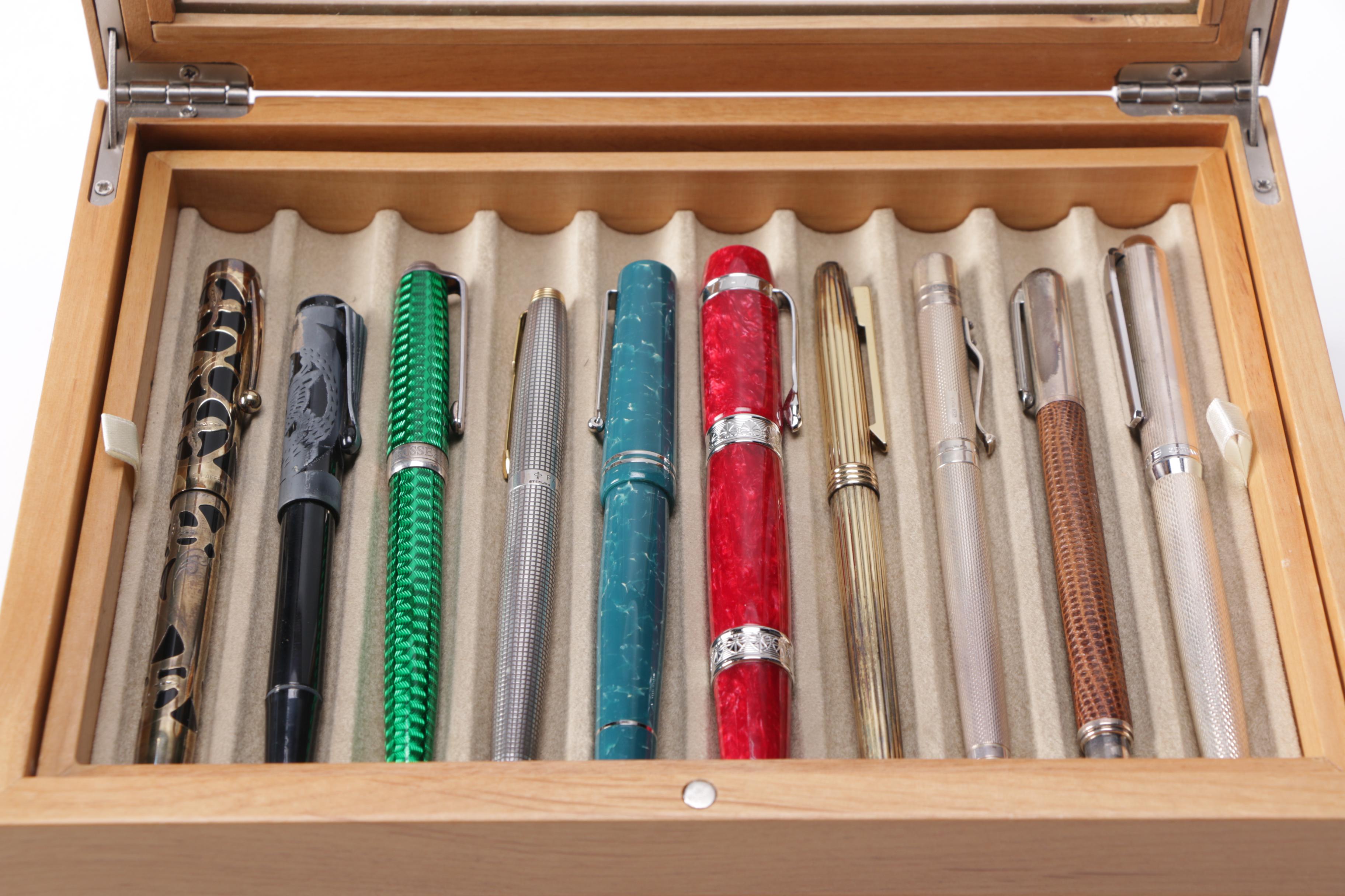 Display Box with Collectible Pens