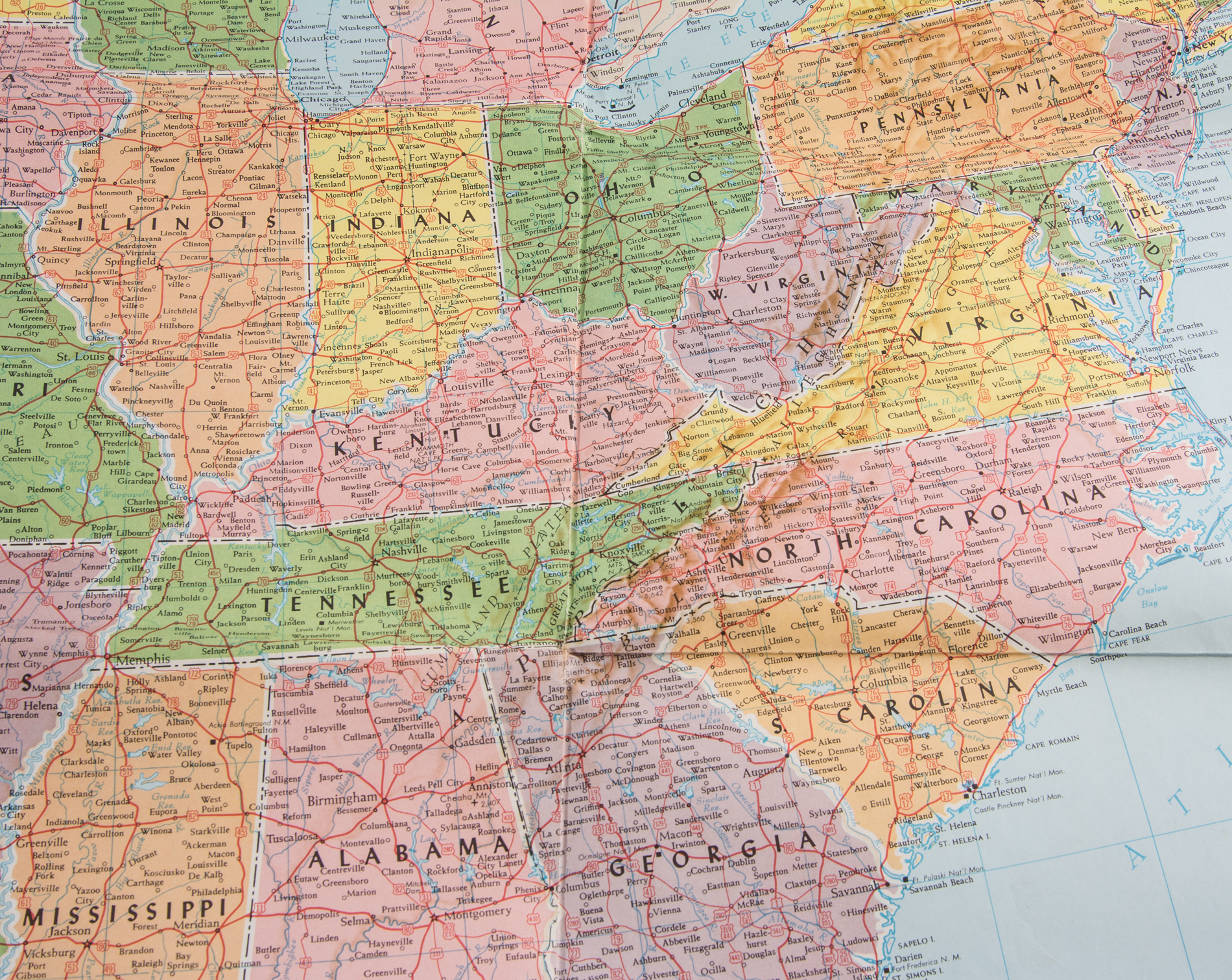 Vintage Rand-McNally Maps