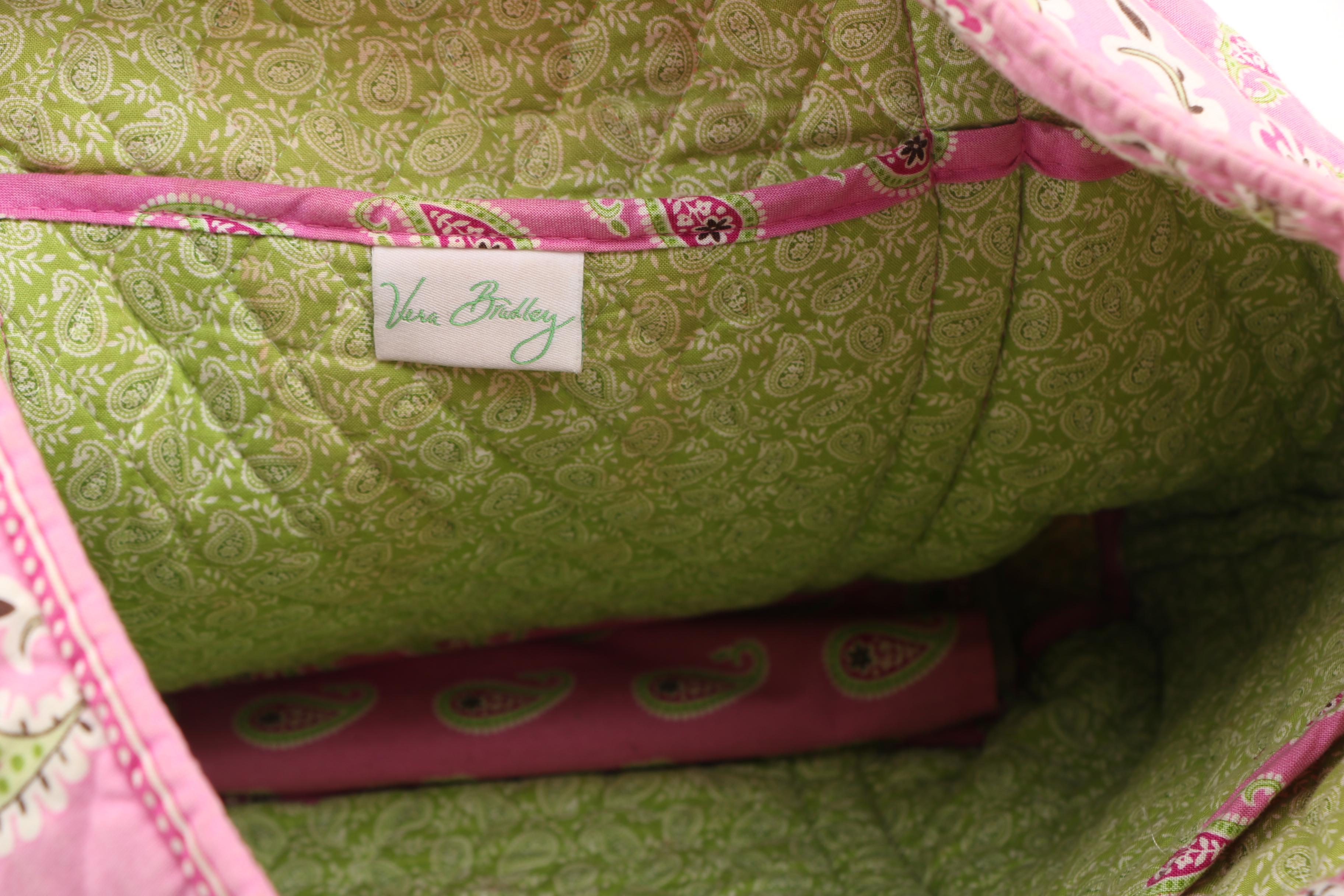 Vera Bradley Purse and Wallet in "Bermuda Pink"