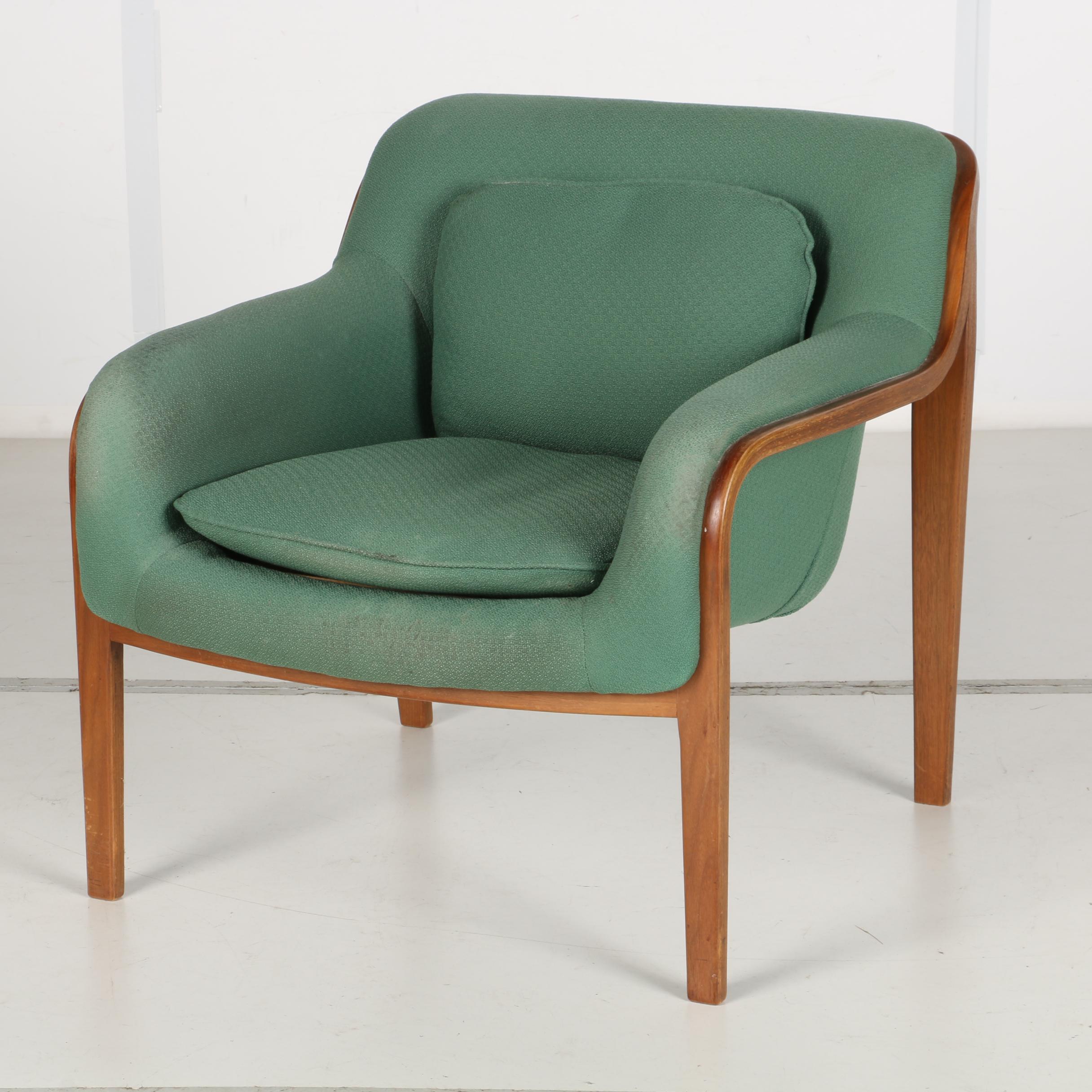 Bill Stephens Mid Century Modern Bentwood Lounge Chair by Knoll