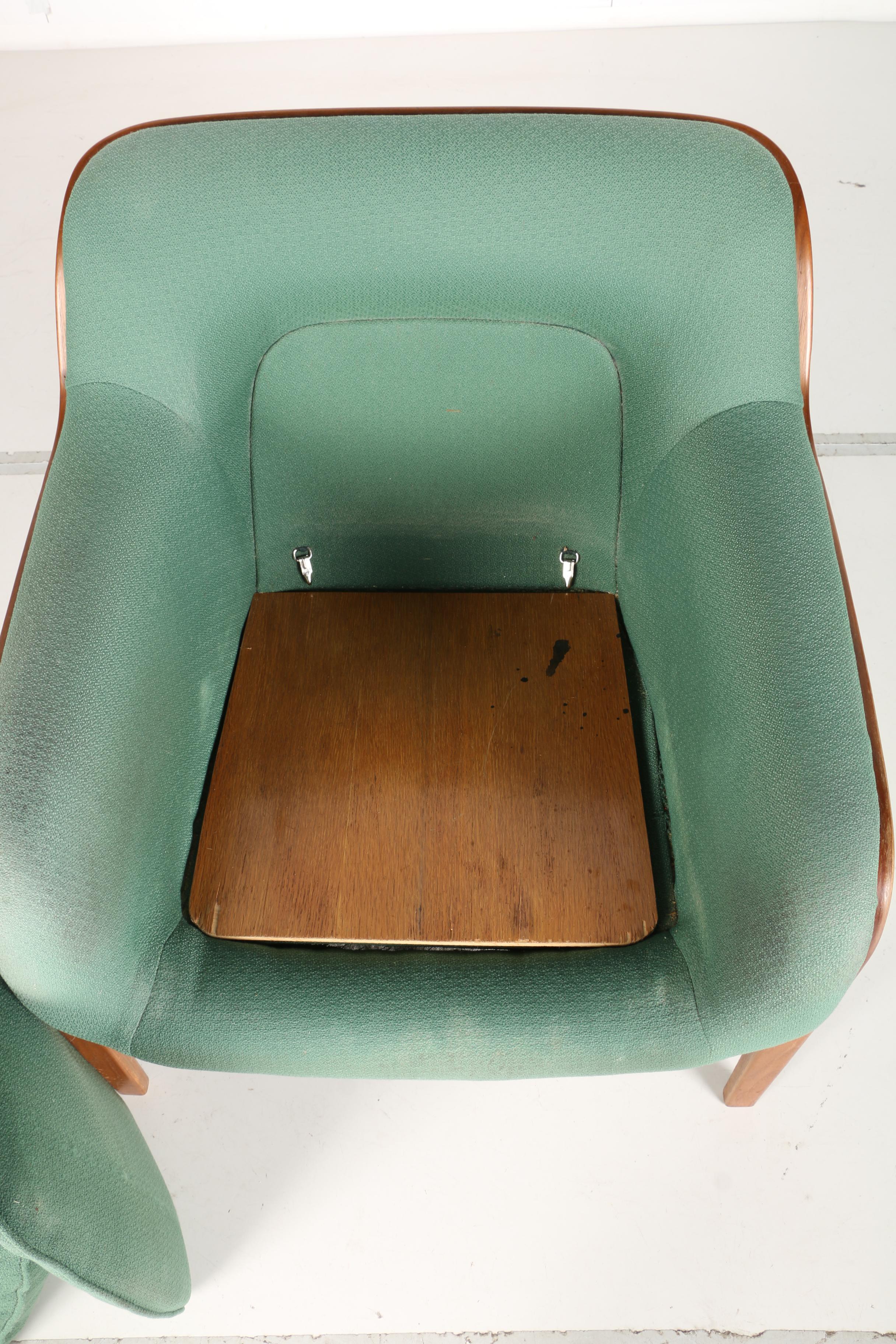 Bill Stephens Mid Century Modern Bentwood Lounge Chair by Knoll