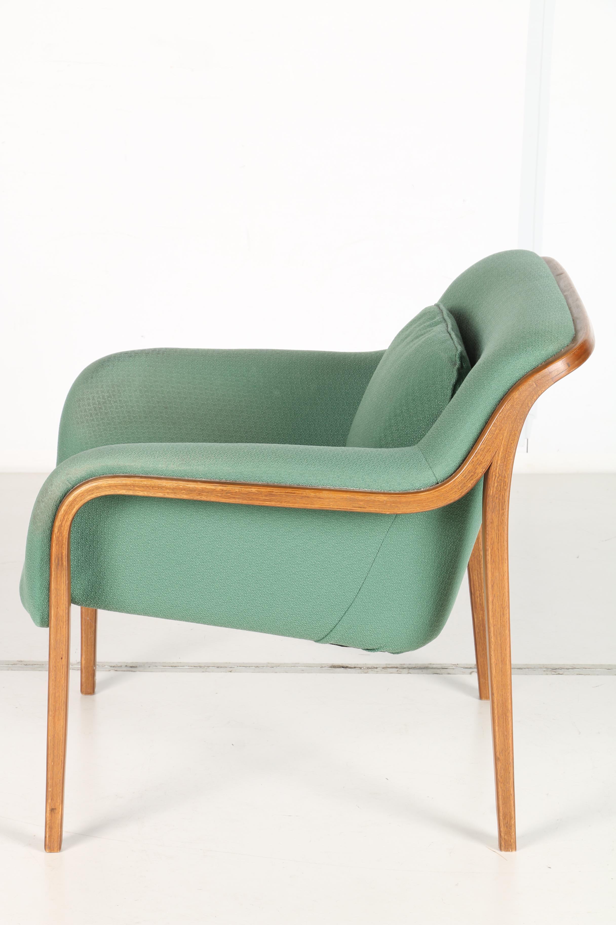 Bill Stephens Mid Century Modern Bentwood Lounge Chair by Knoll