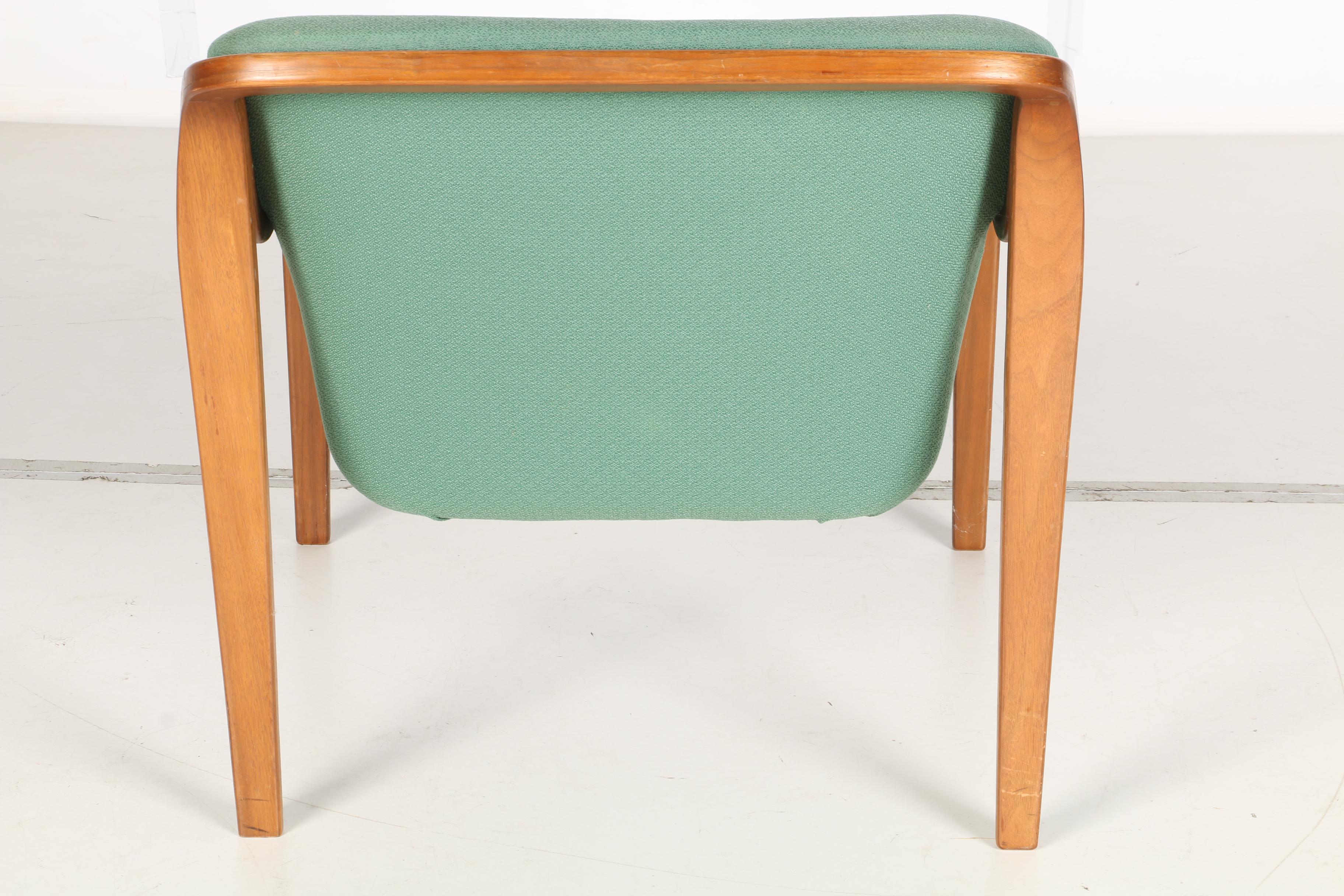 Bill Stephens Mid Century Modern Bentwood Lounge Chair by Knoll