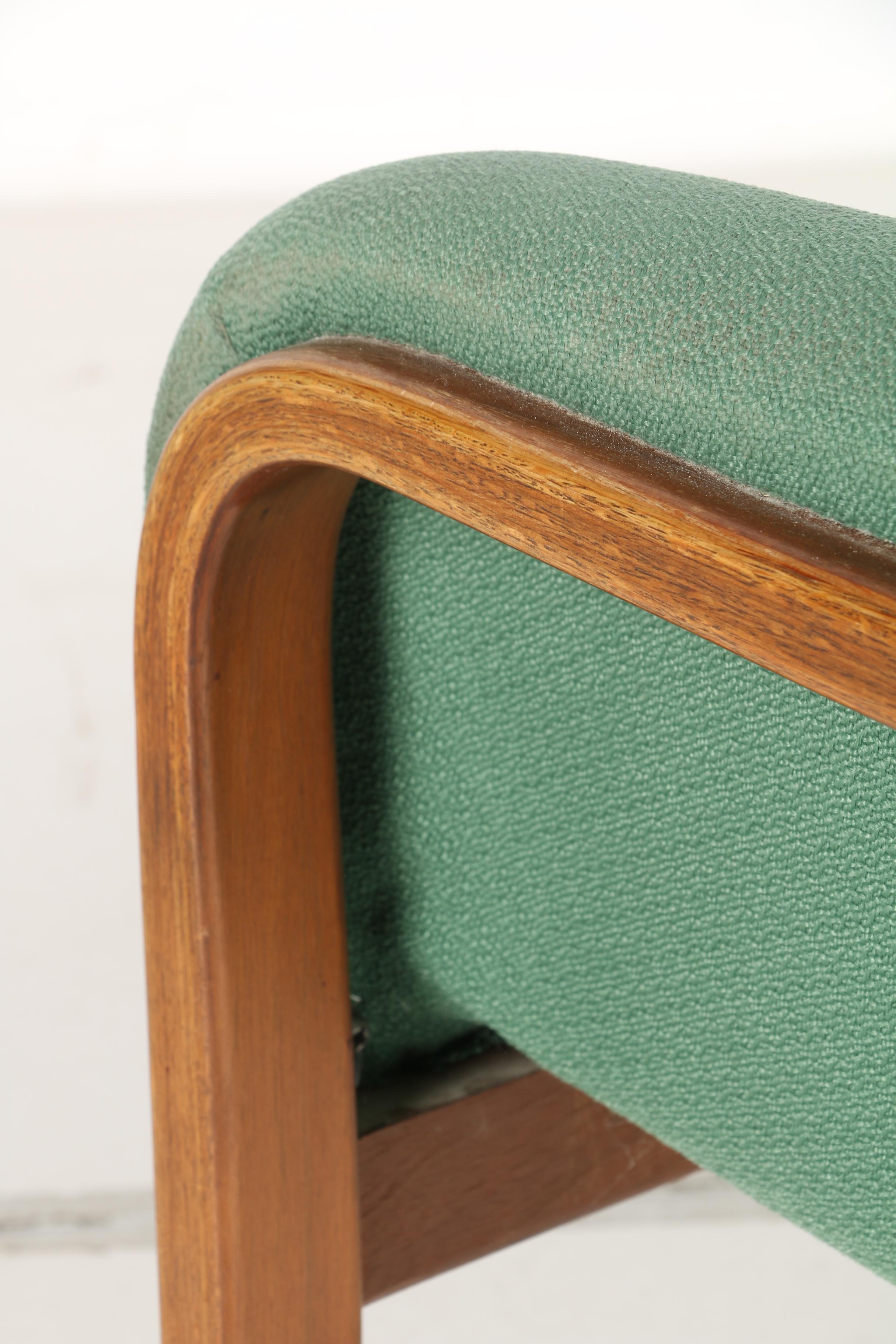 Bill Stephens Mid Century Modern Bentwood Lounge Chair by Knoll