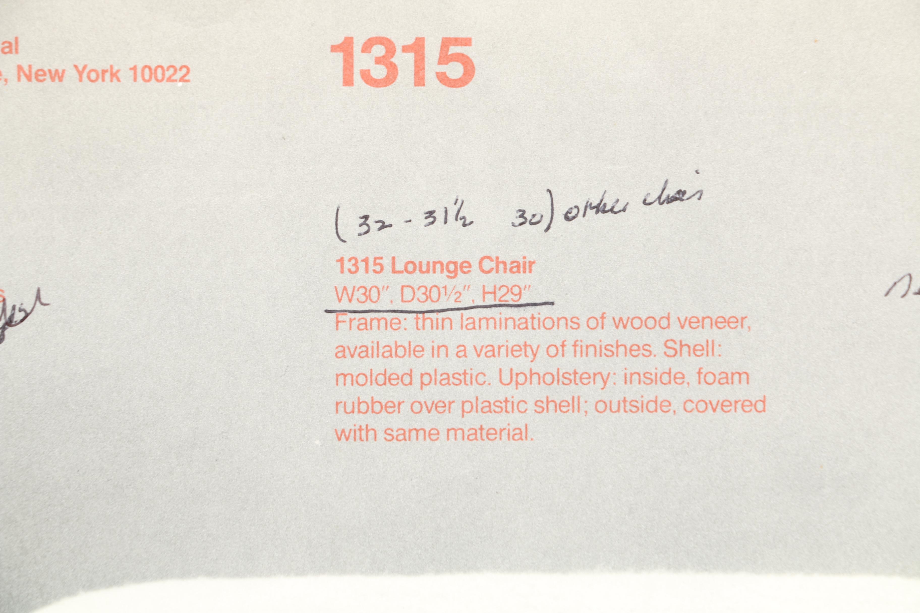 Bill Stephens Mid Century Modern Bentwood Lounge Chair by Knoll