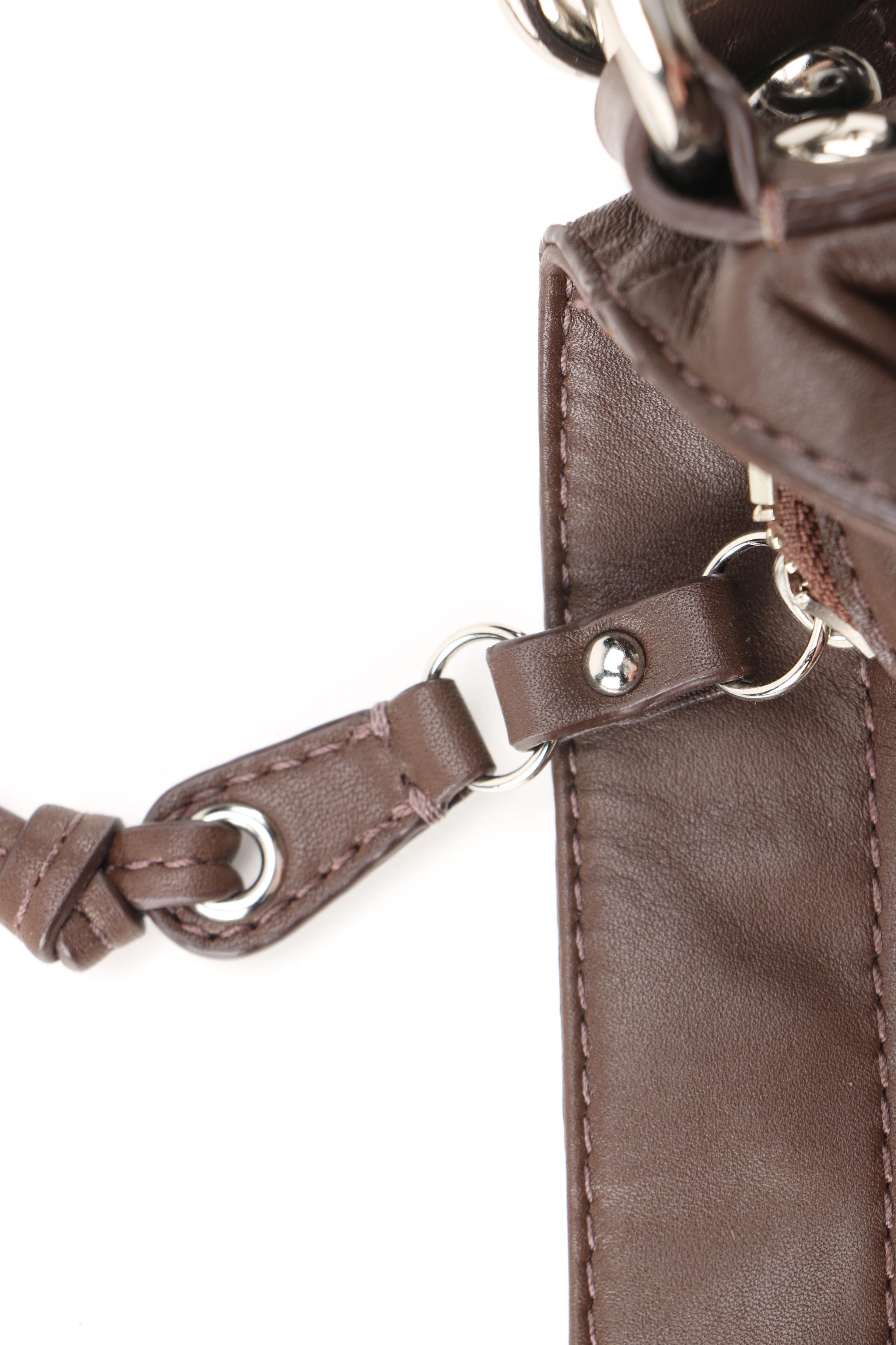 Coach Brown Leather Crossbody Bag