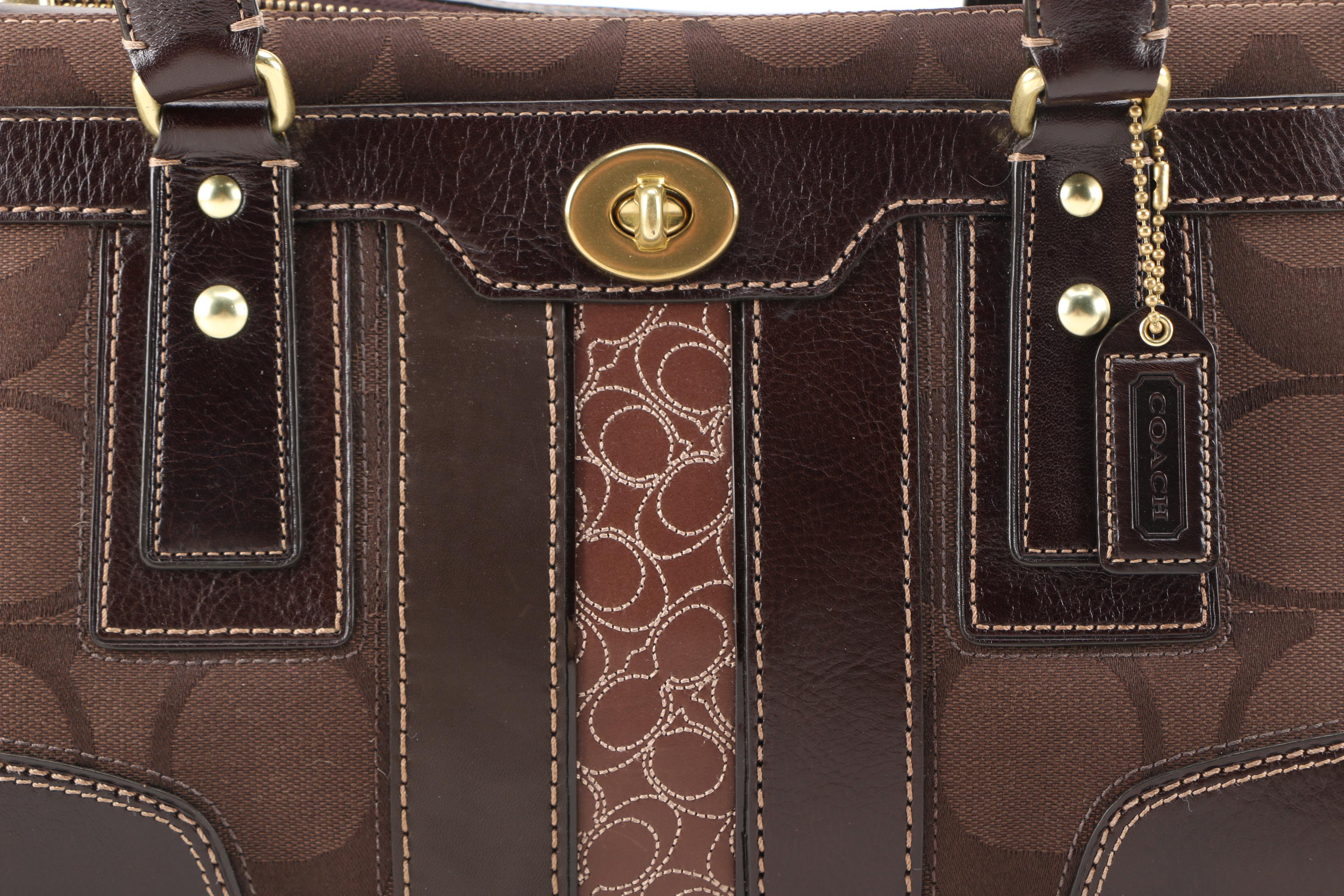 Coach Hampton Signature Carryall