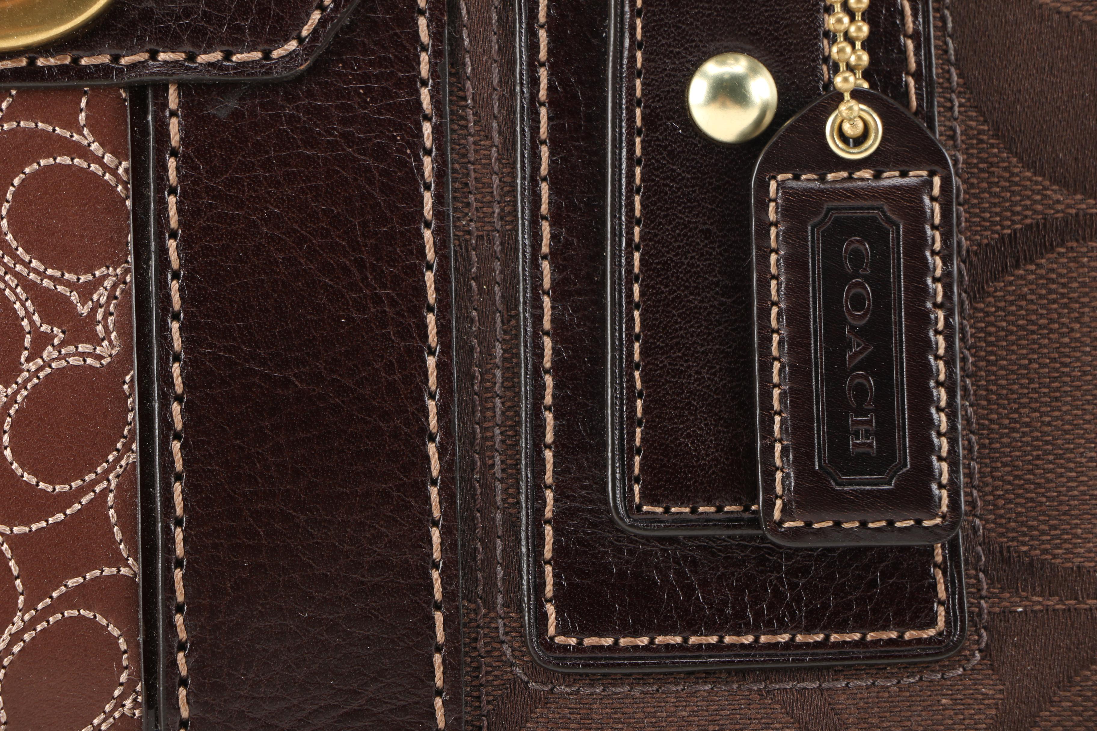 Coach Hampton Signature Carryall