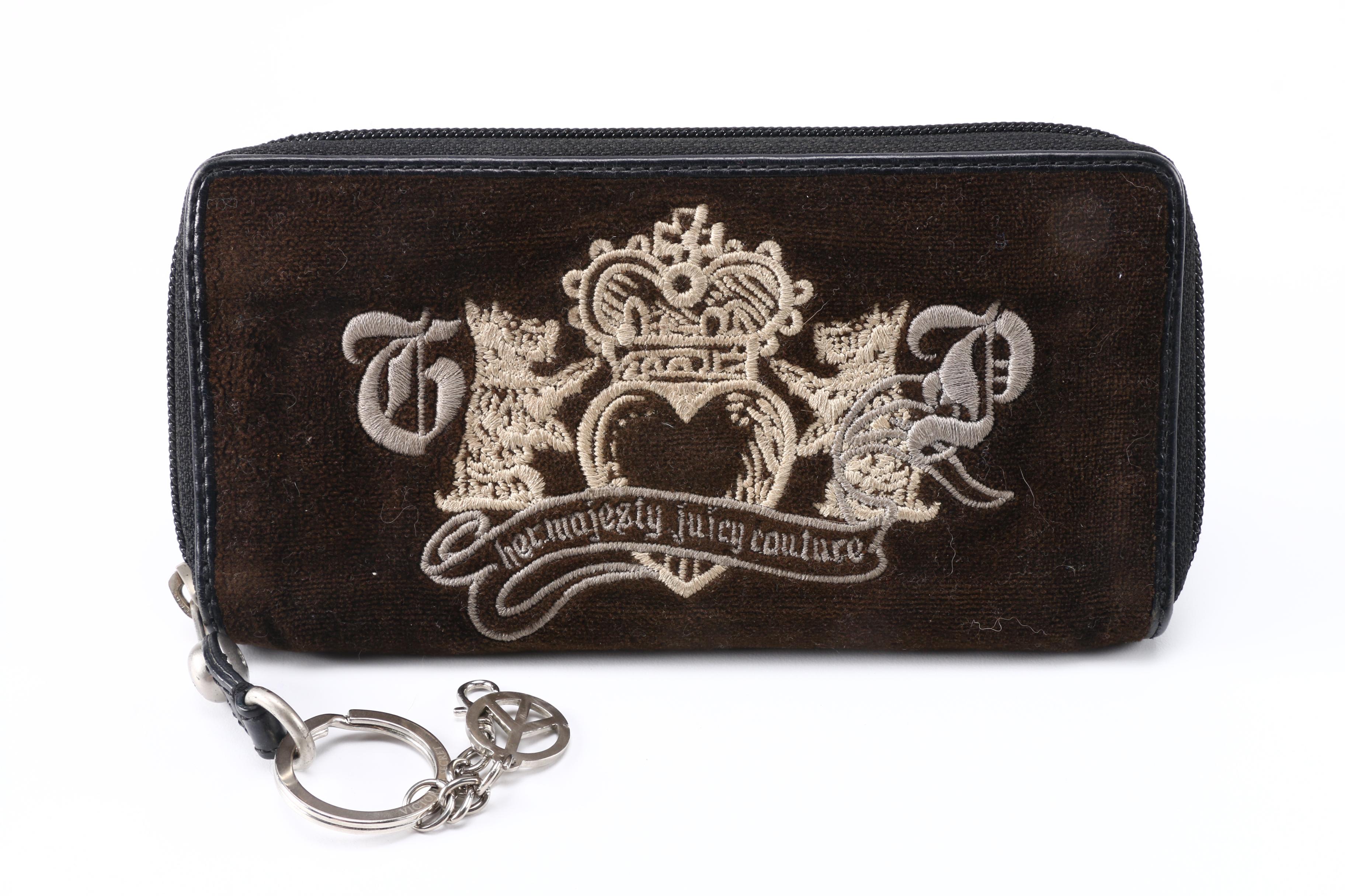 Pair of Brown and Pink Juicy Couture Wallets