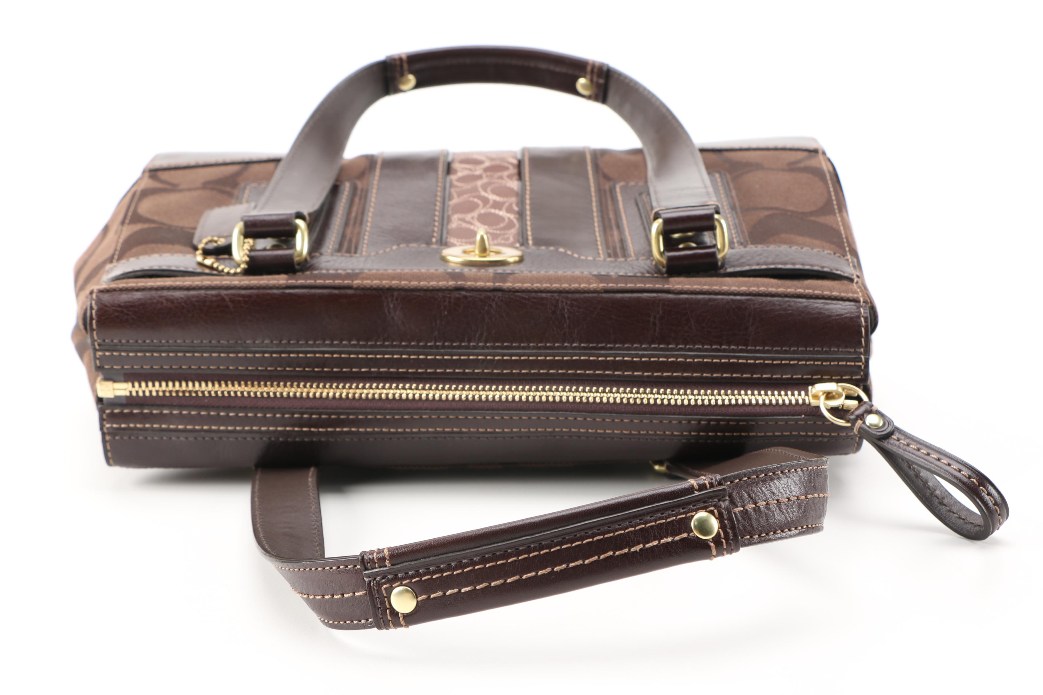 Coach Hampton Signature Carryall