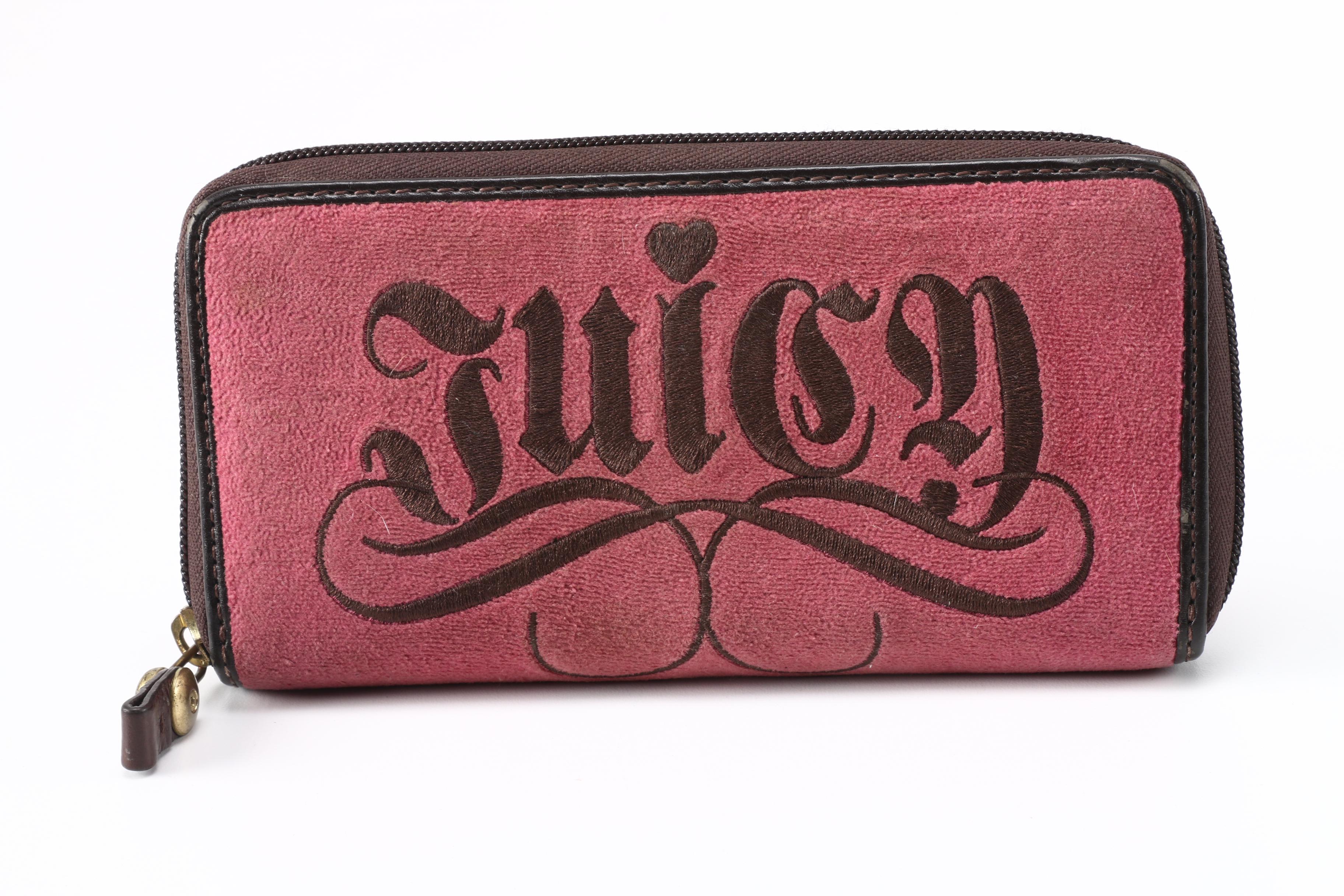 Pair of Brown and Pink Juicy Couture Wallets