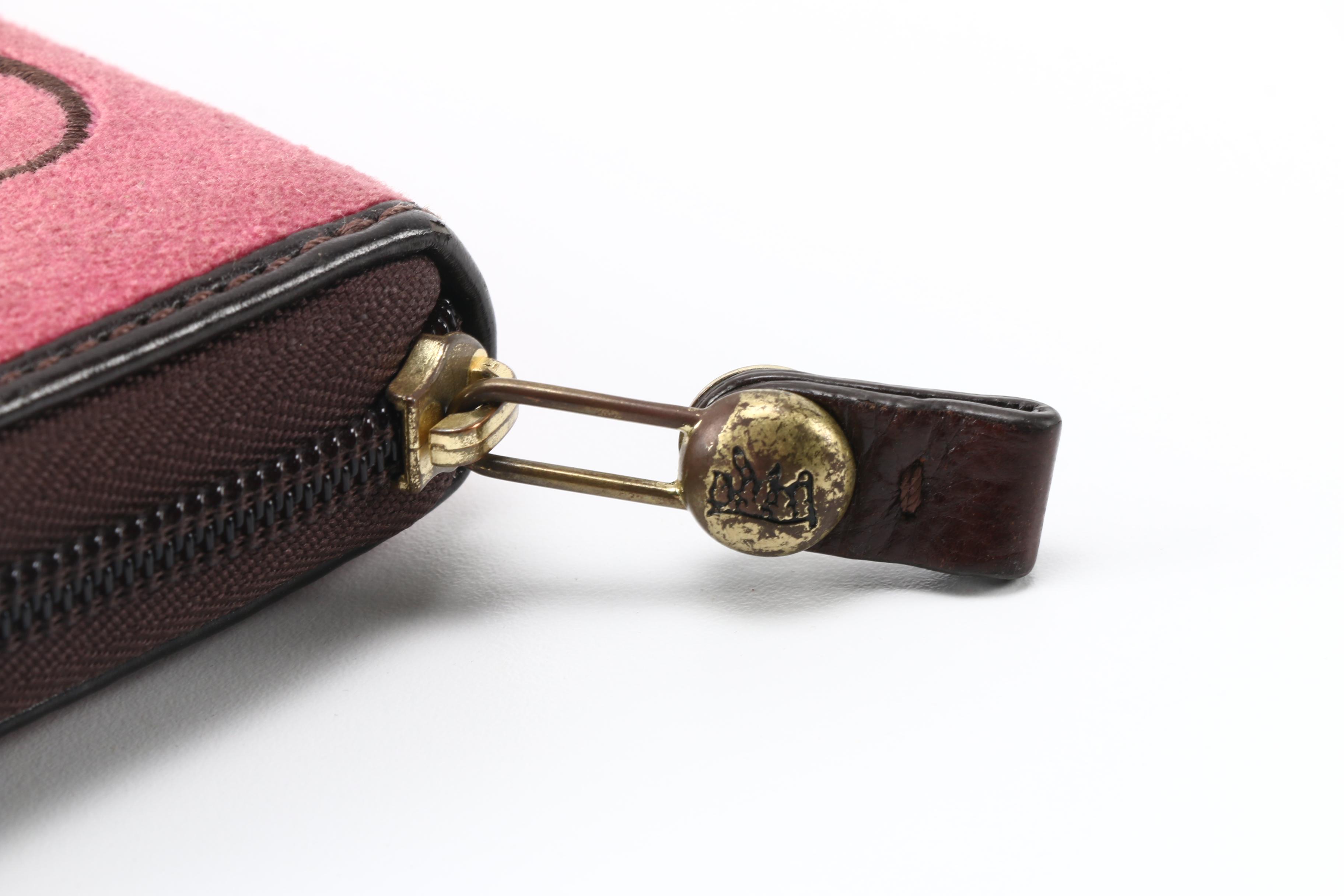 Pair of Brown and Pink Juicy Couture Wallets