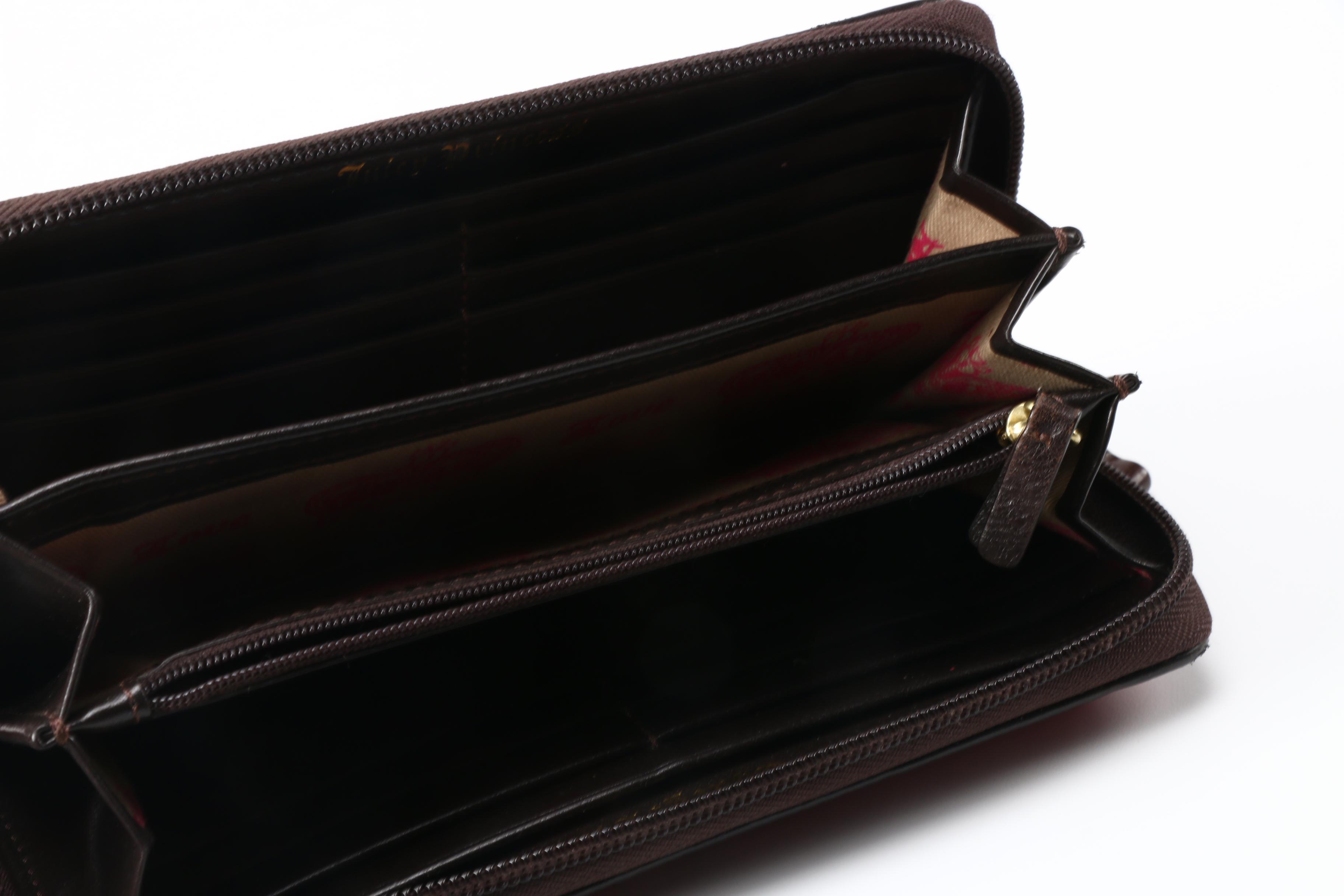 Pair of Brown and Pink Juicy Couture Wallets