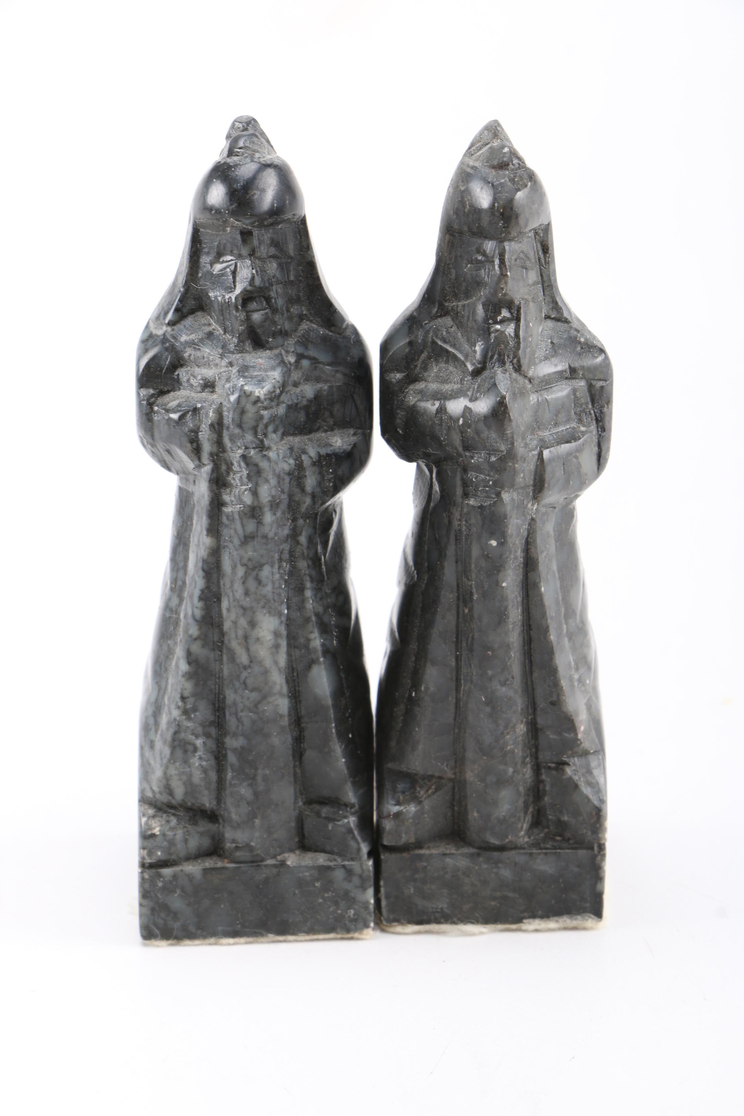 Korean Wood and Soapstone Chess Set