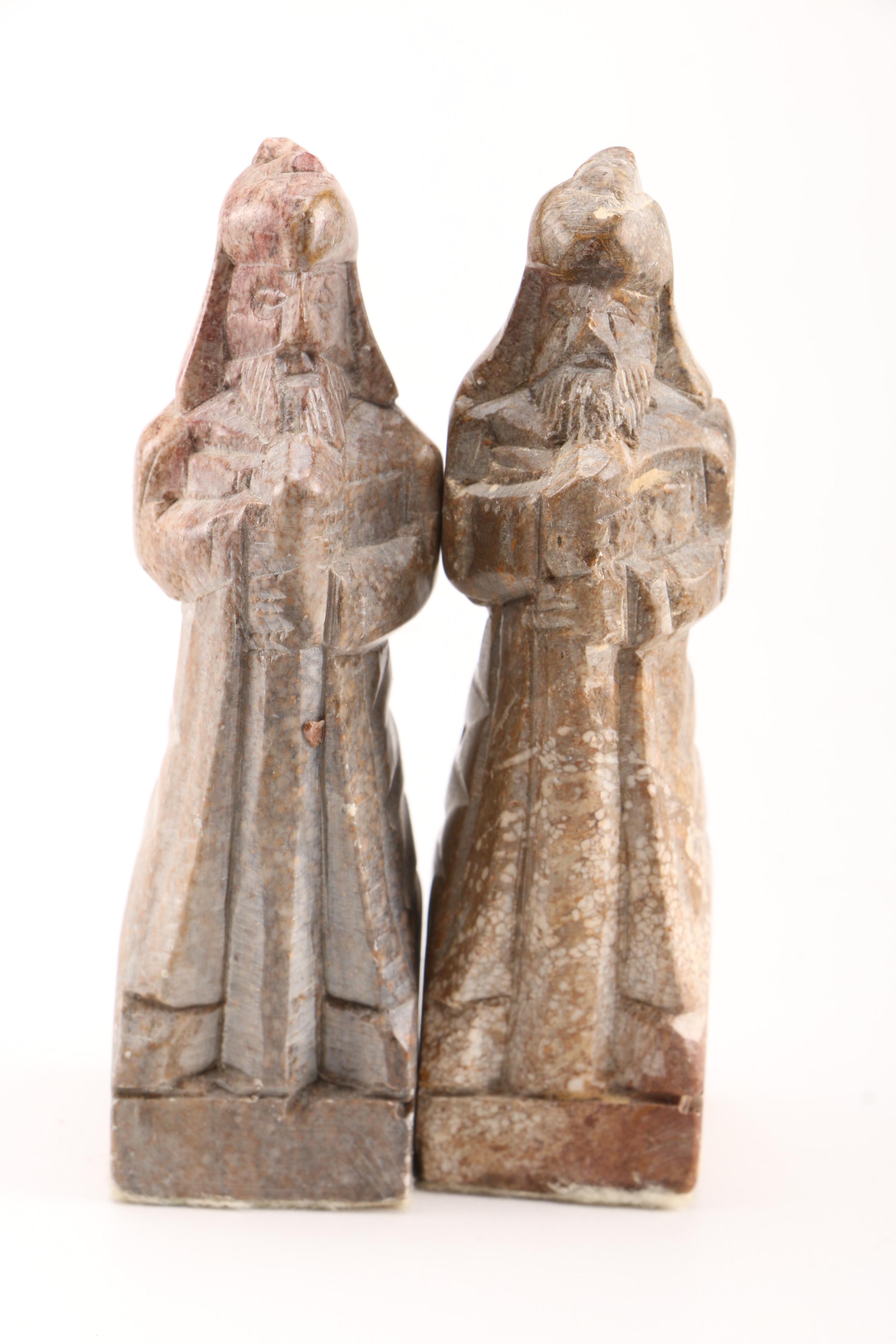 Korean Wood and Soapstone Chess Set