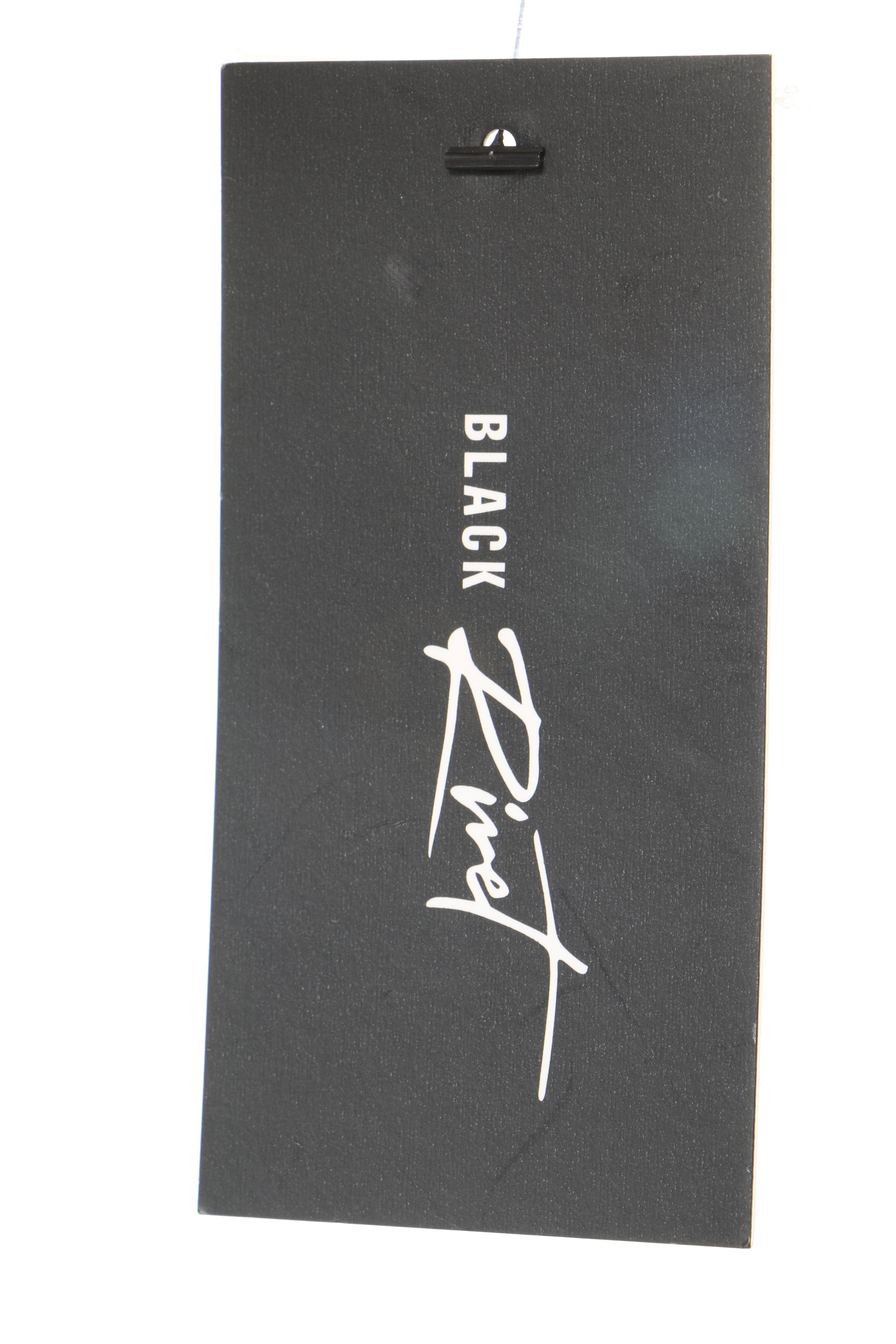 Black Rivet Faux Fur Jacket