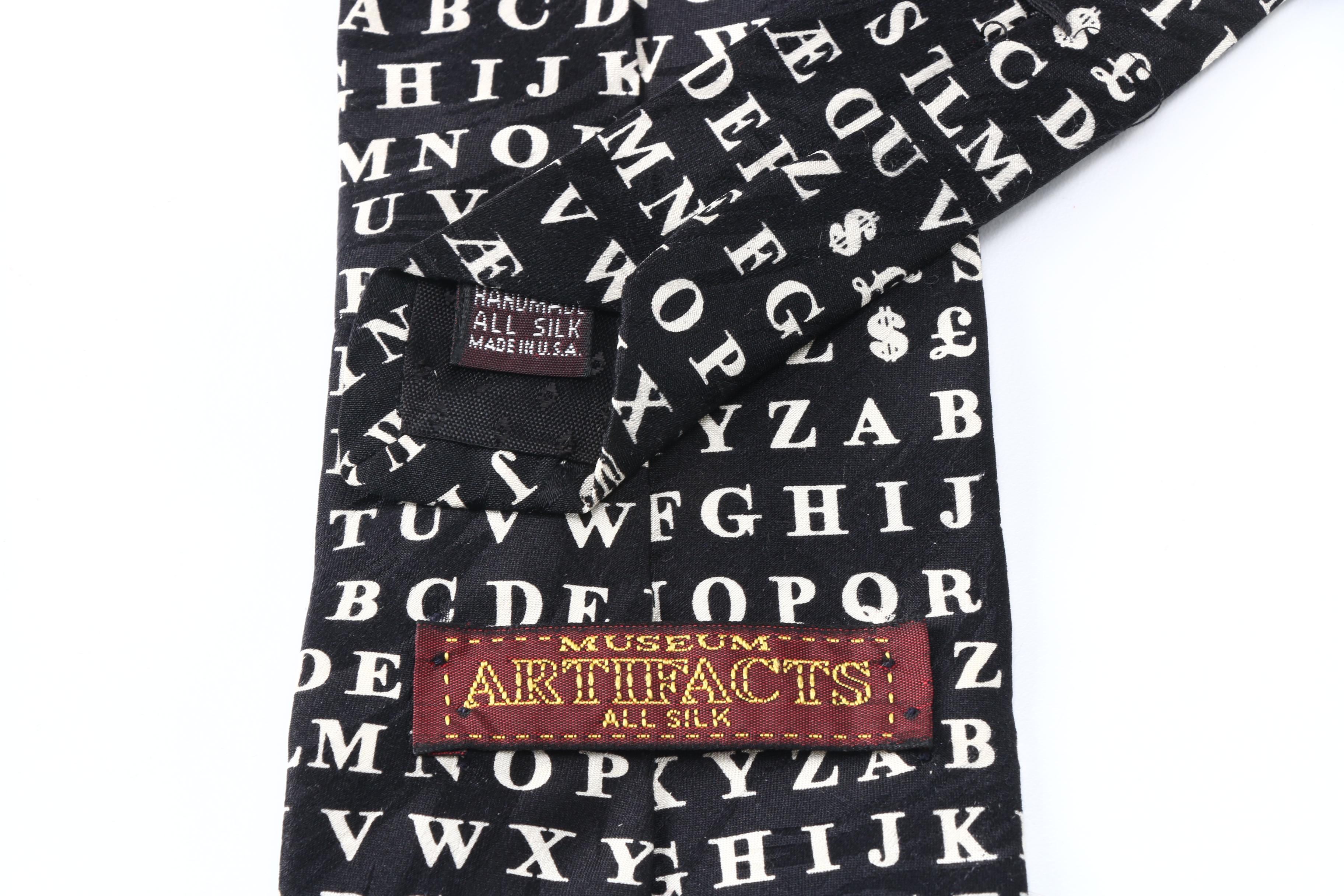 Collection of Book Themed Ties