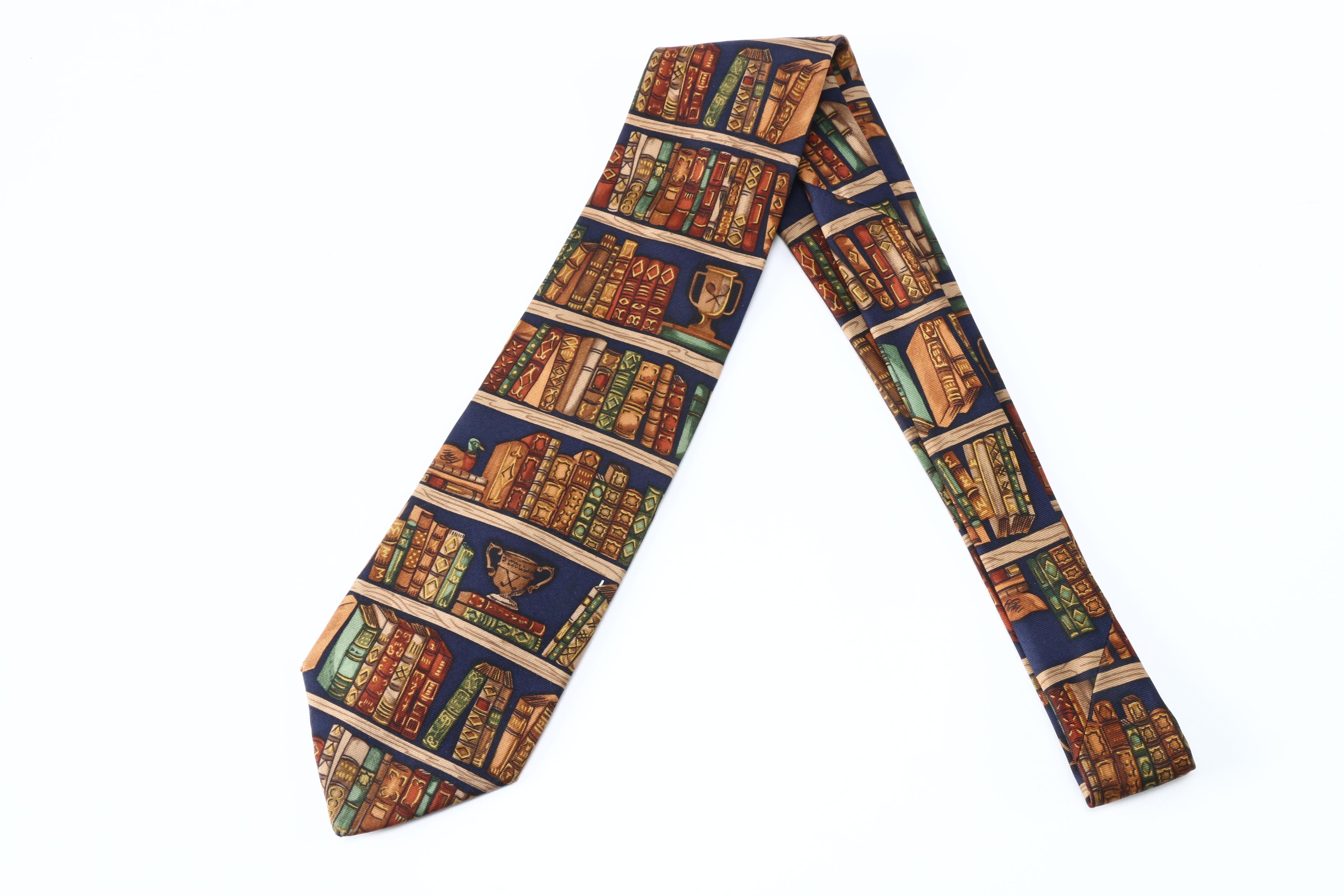 Collection of Book Themed Ties