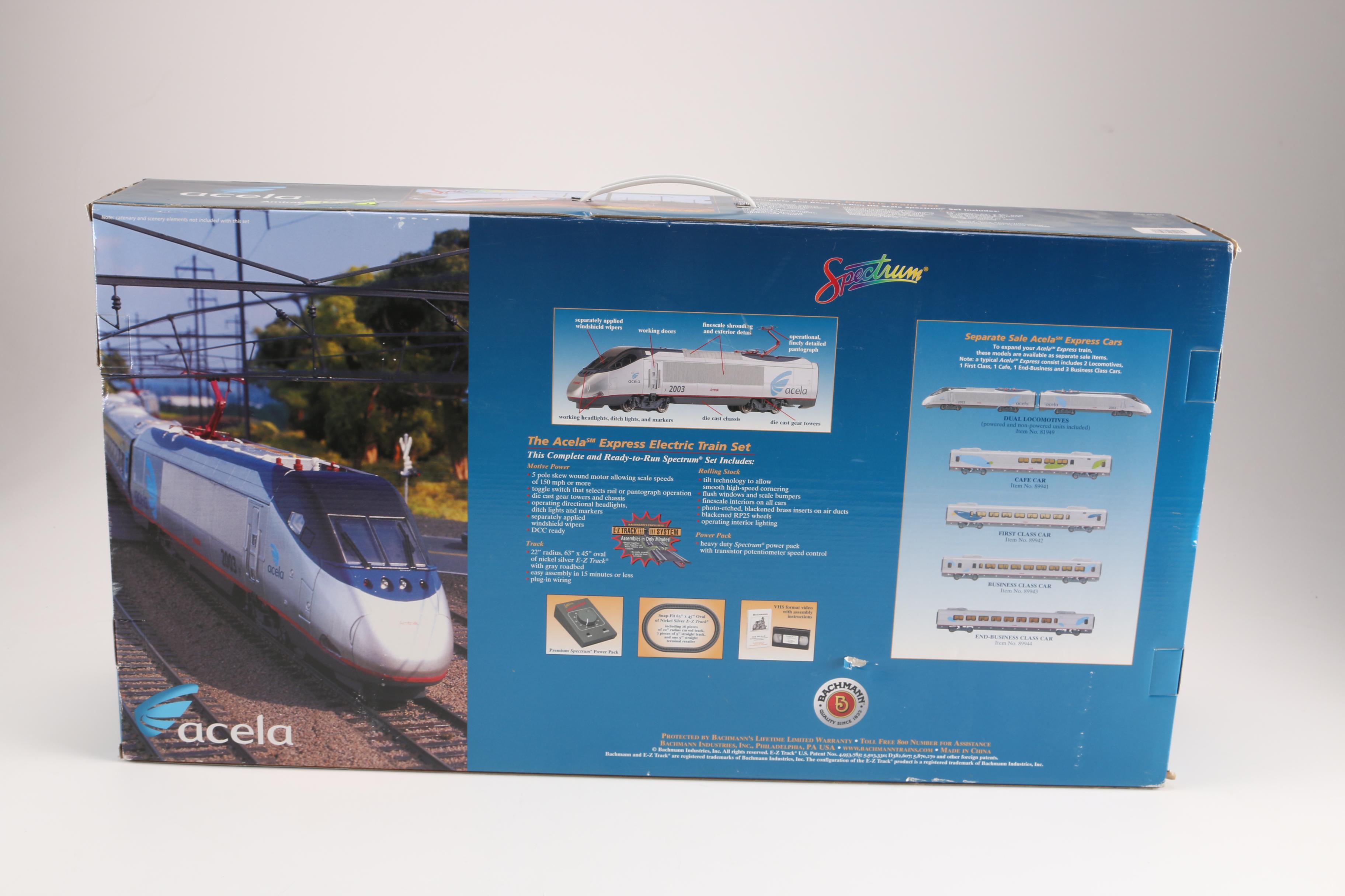 Bachmann Acela Express Electric Train Set