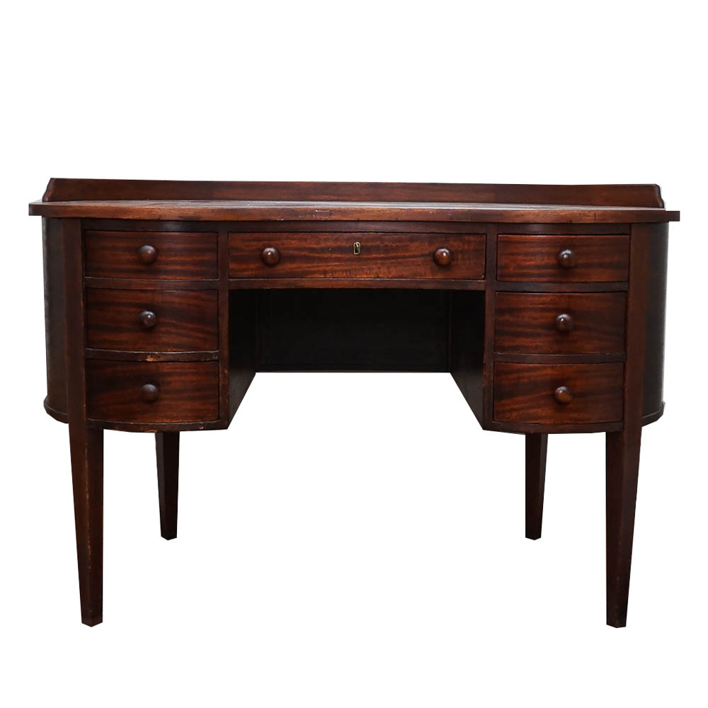 Vintage Kidney-Shaped Vanity Table