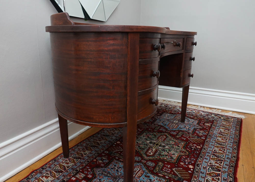 Vintage Kidney-Shaped Vanity Table