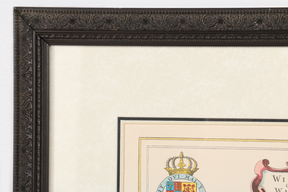 After Johan Blaeu Color Lithograph on Paper "Atlas Novus, 1648"