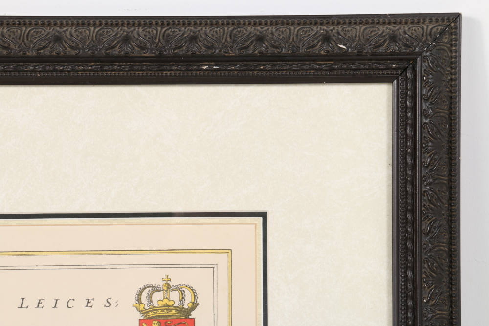 After Johan Blaeu Color Lithograph on Paper "Atlas Novus, 1648"