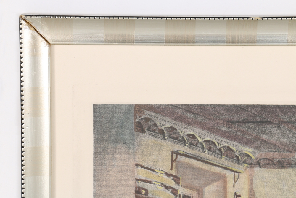 David Wilkie Hand Colored Engravings "The Reading of a Will" and "The Rent Day"