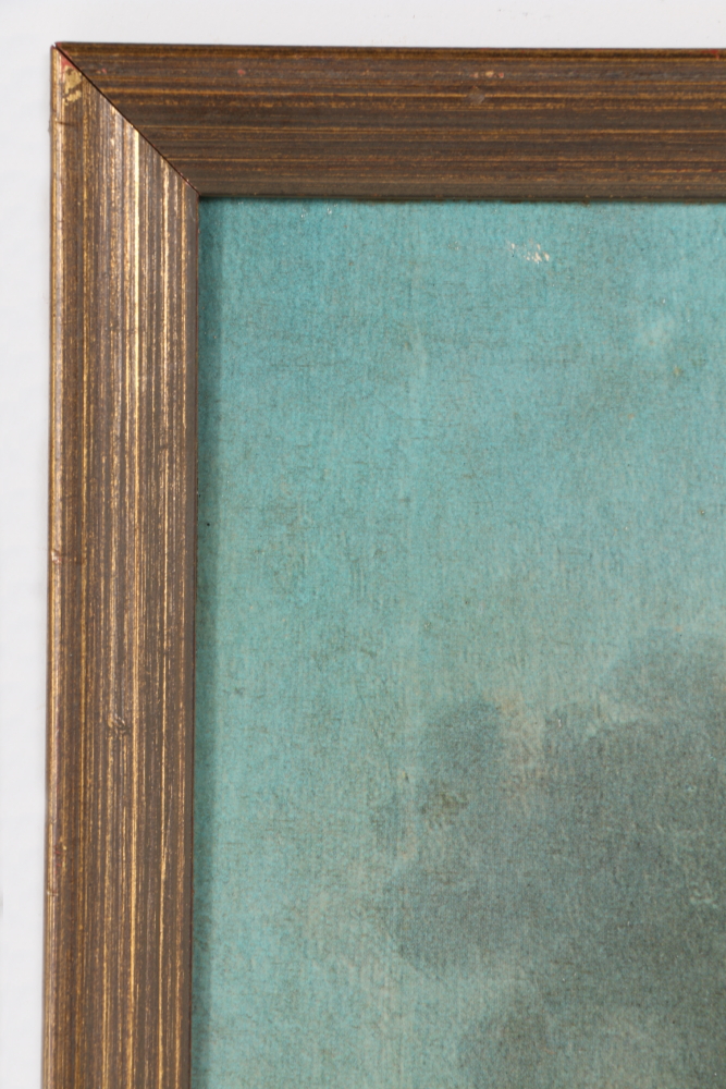 Offset Lithograph Genre Scene